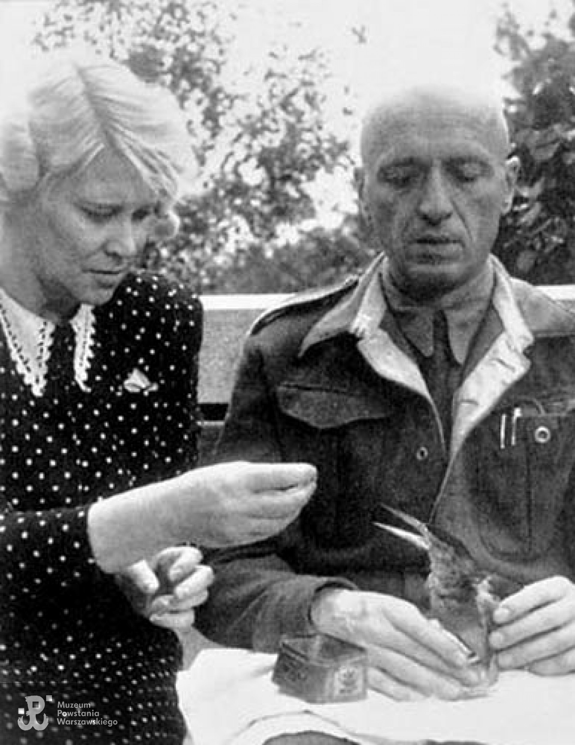 Jan Żabiński z żoną Antoniną