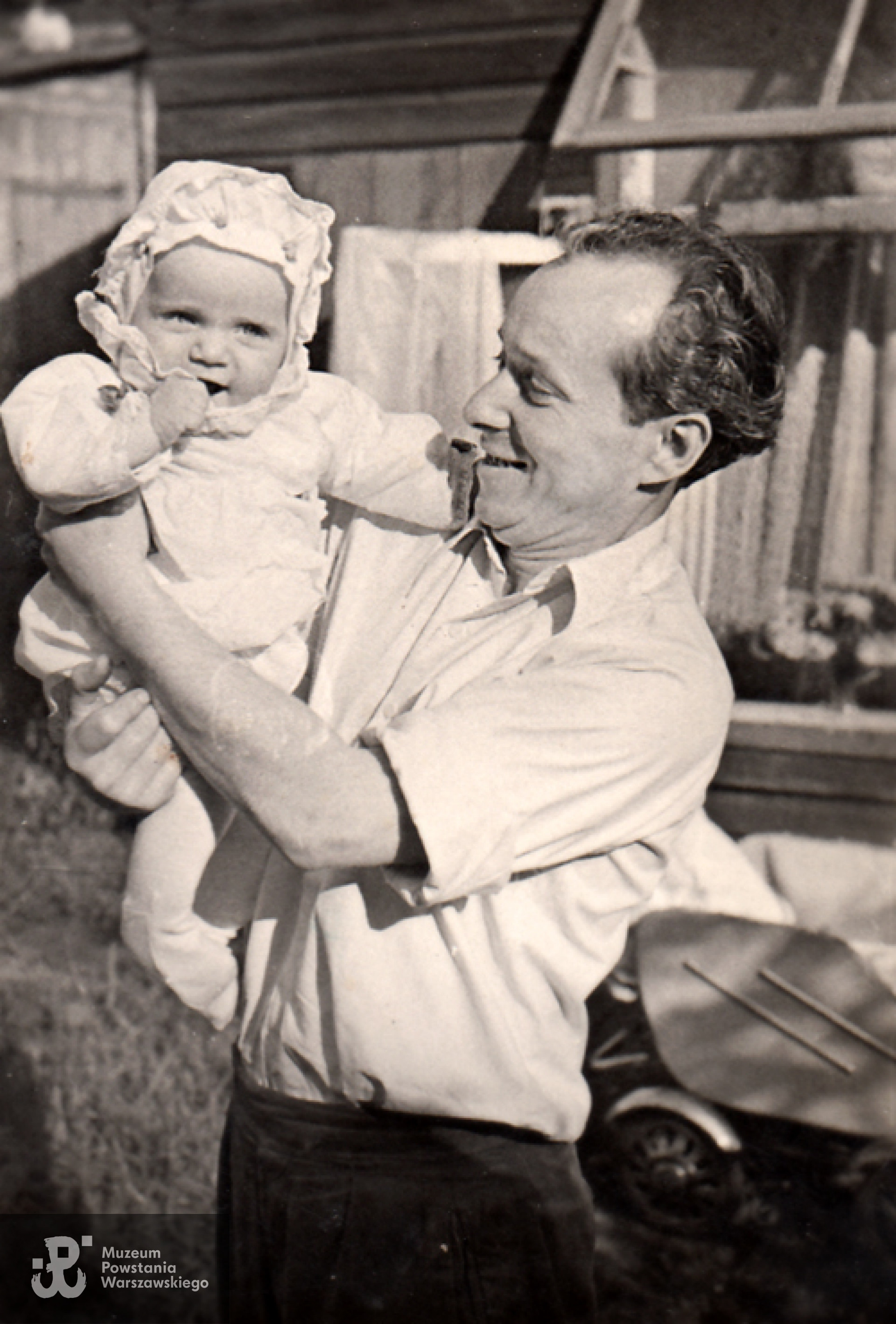 Ryszard Sołkowicz z córką - 1960 r.