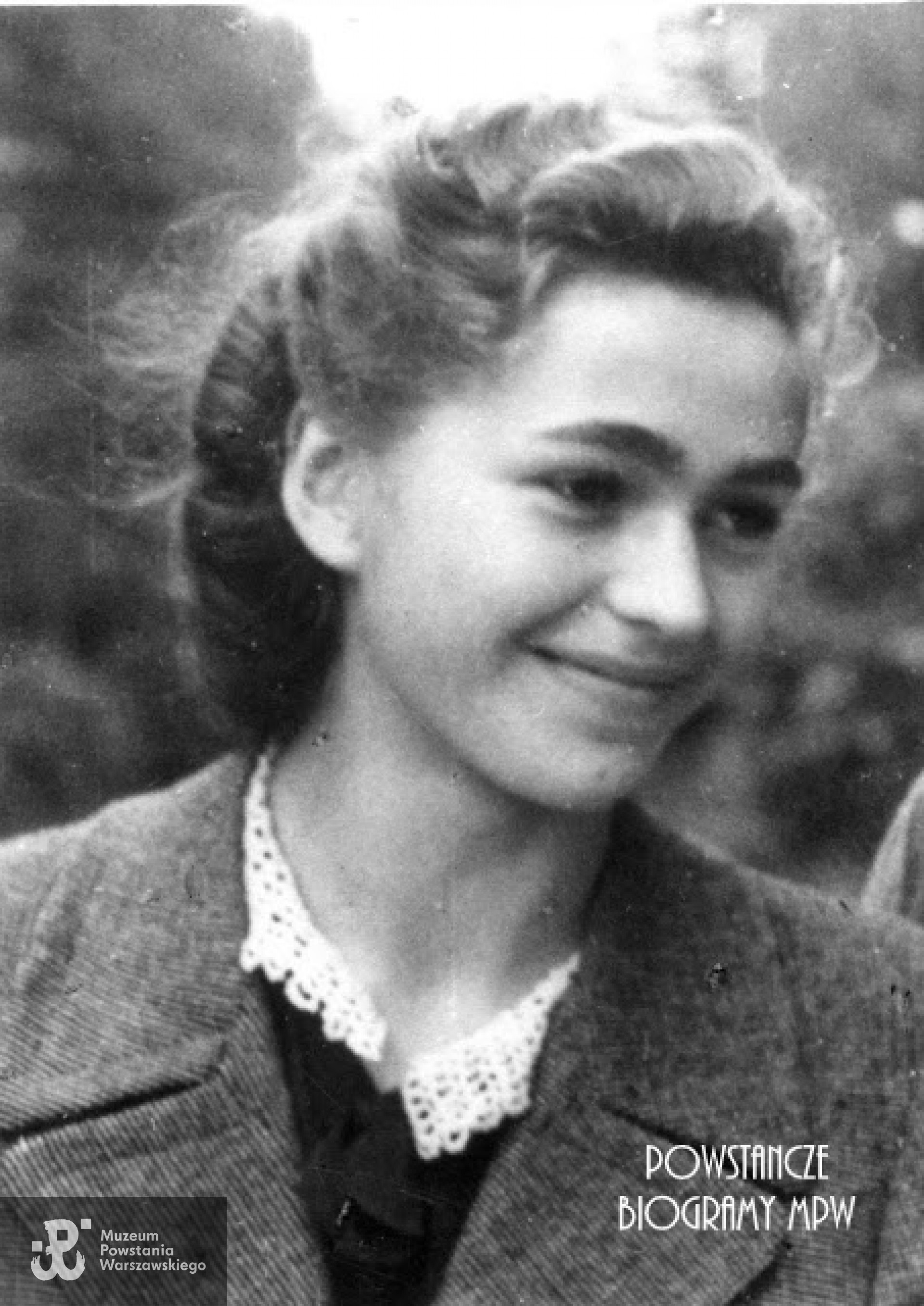 Elżbieta Redkowiak ps. "Ela", "Wrona" (1925-2010). Fot. materiały do Słownika Uczestników PW - zbiór WIEPW