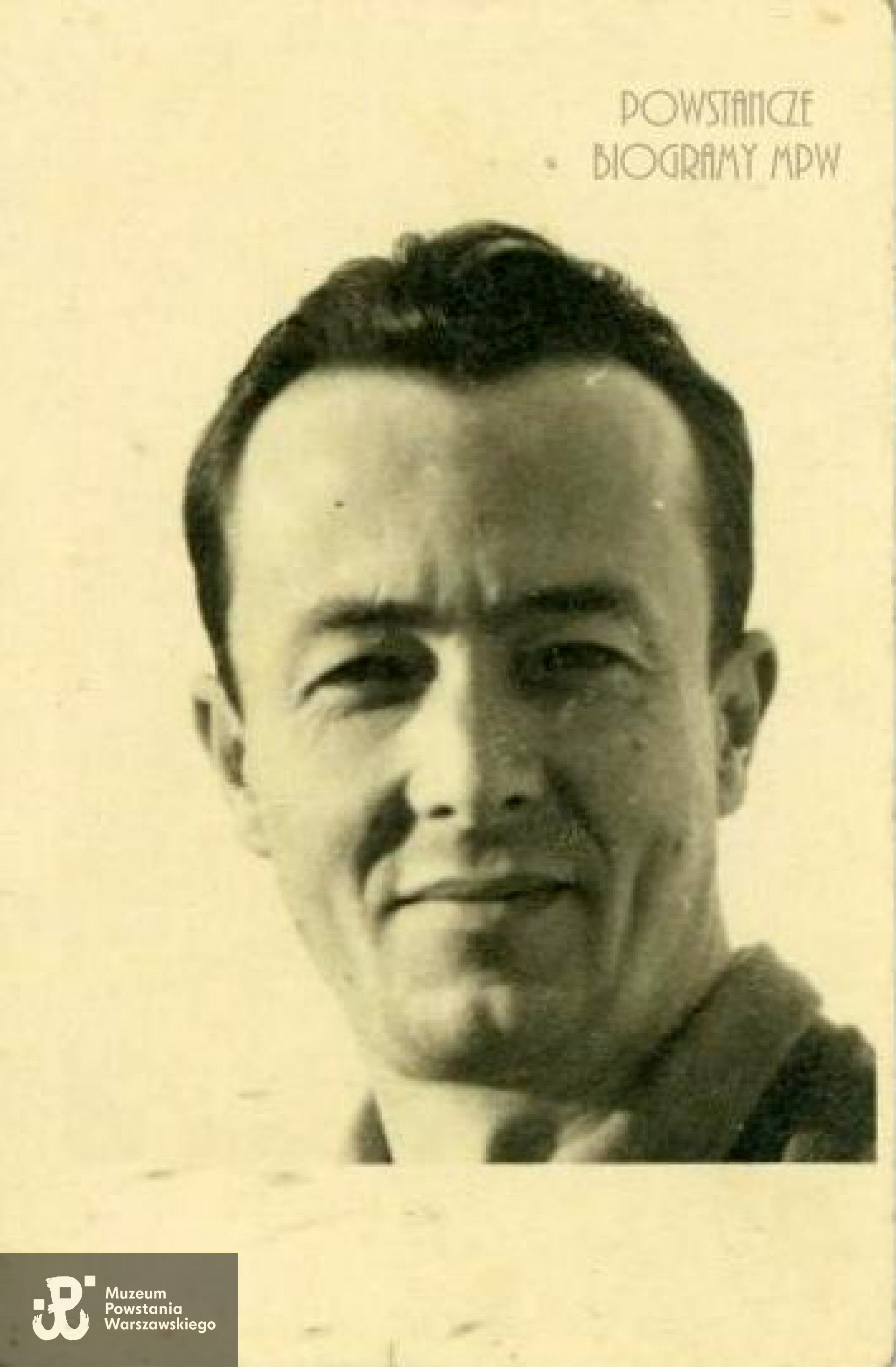 Władysław Jamontt "Olgierd" (1910-1959) Fot. AR MPW