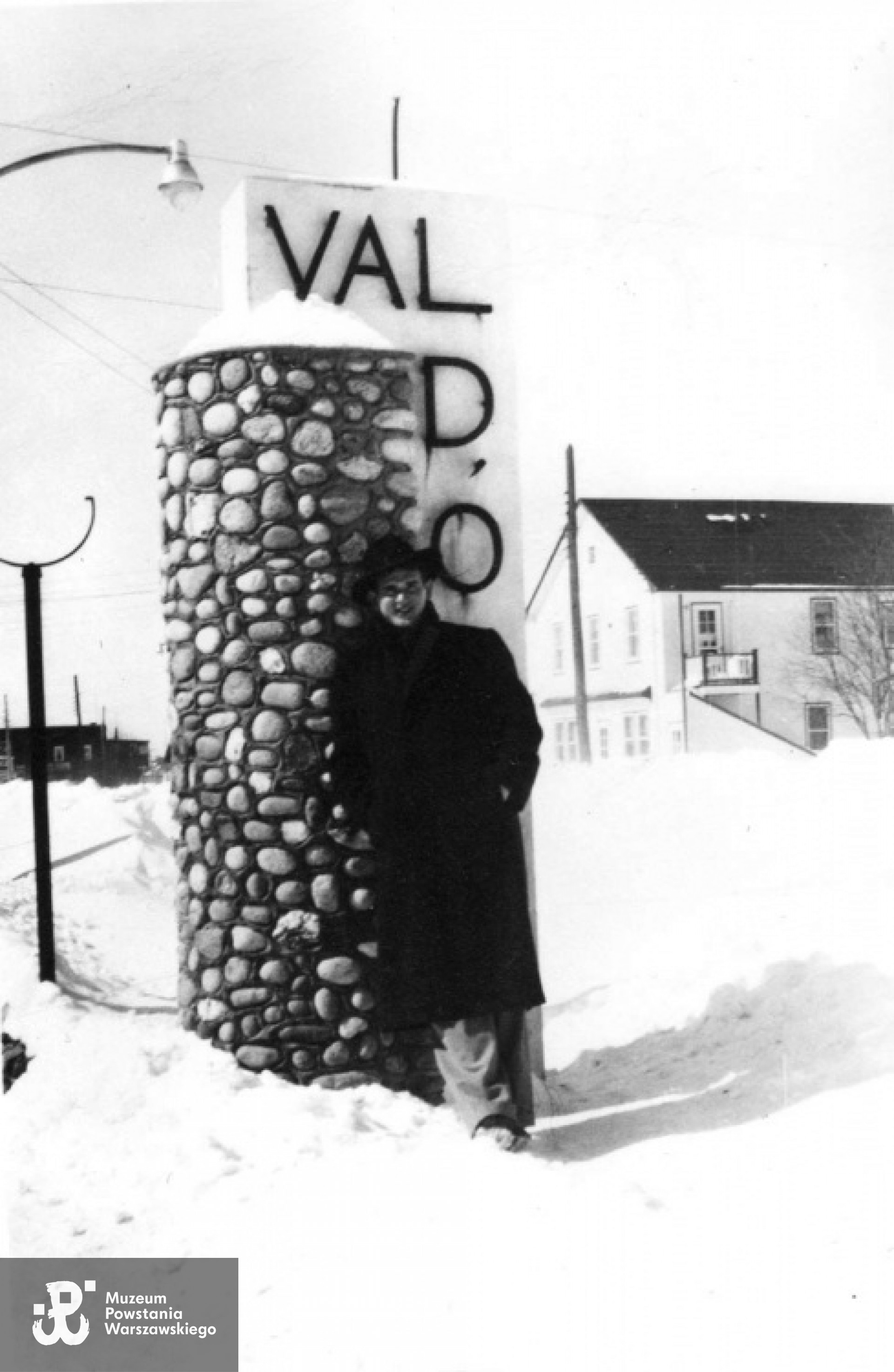 Wiesław Górecki w Val d'Or  - rok 1950