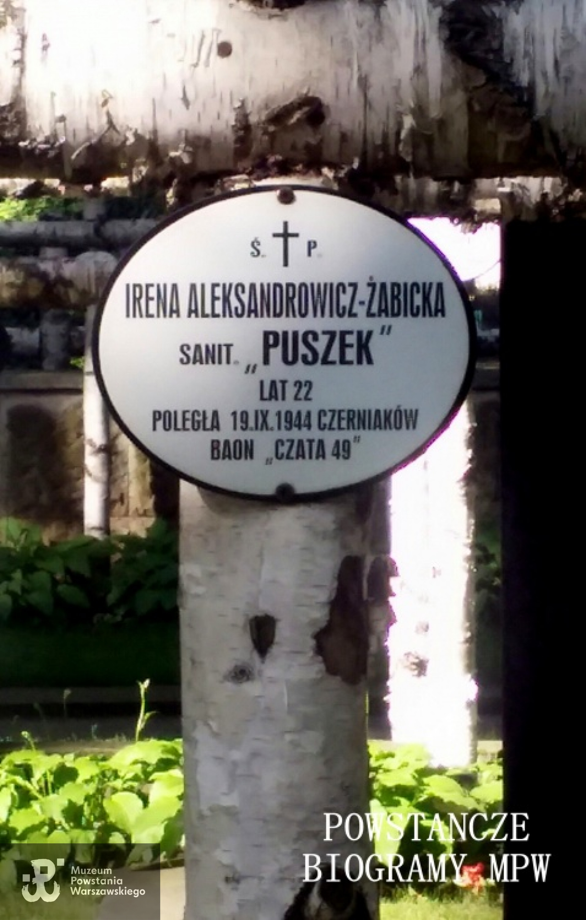 Cmentarz Powązki Wojskowe. Fot. udostępniła Magdalena Ciok.