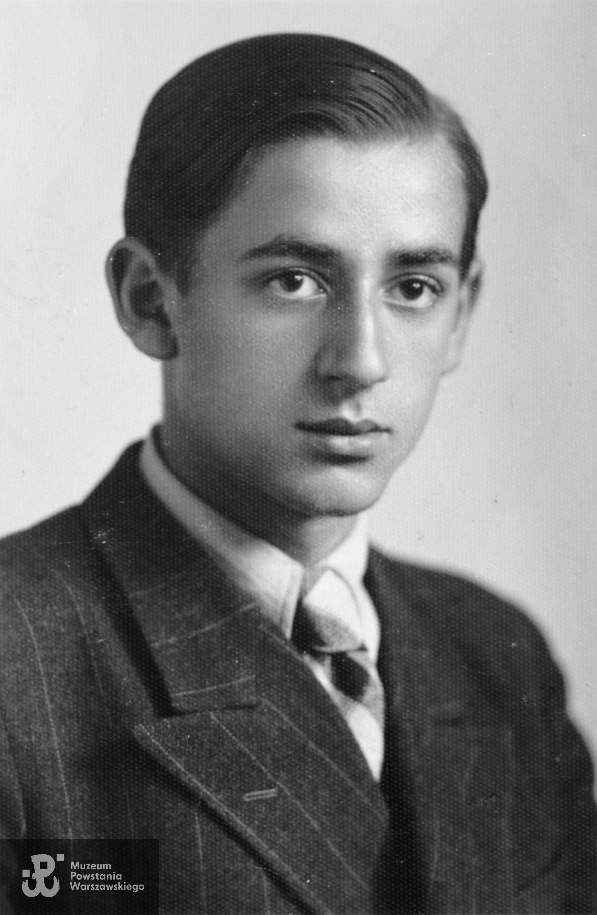  strz. Bolesław Szenfeld "Zielony" (1921-1944). Fot. z archiwum Mariana i Barbary Weintraubów, źr. assets.yadvashem.org 