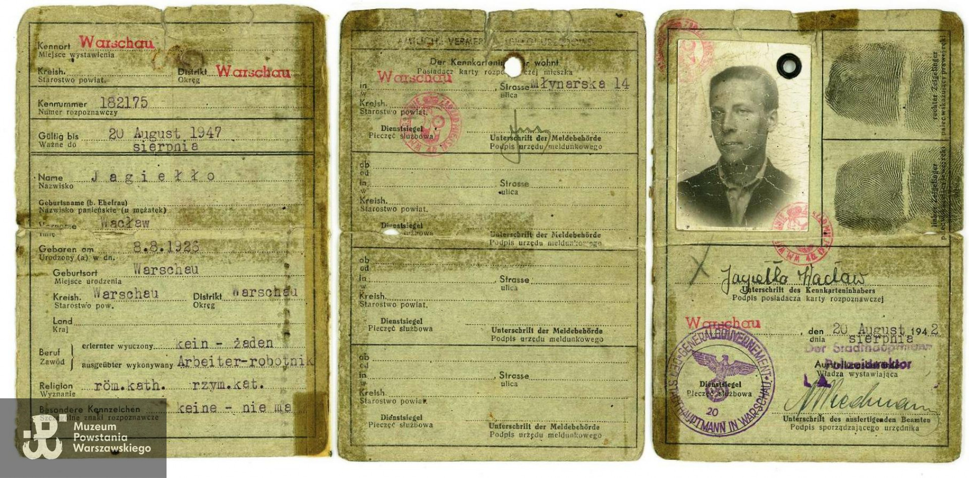 Skan: materiały do Słownika Uczestników PW - Pokój Kombatanta