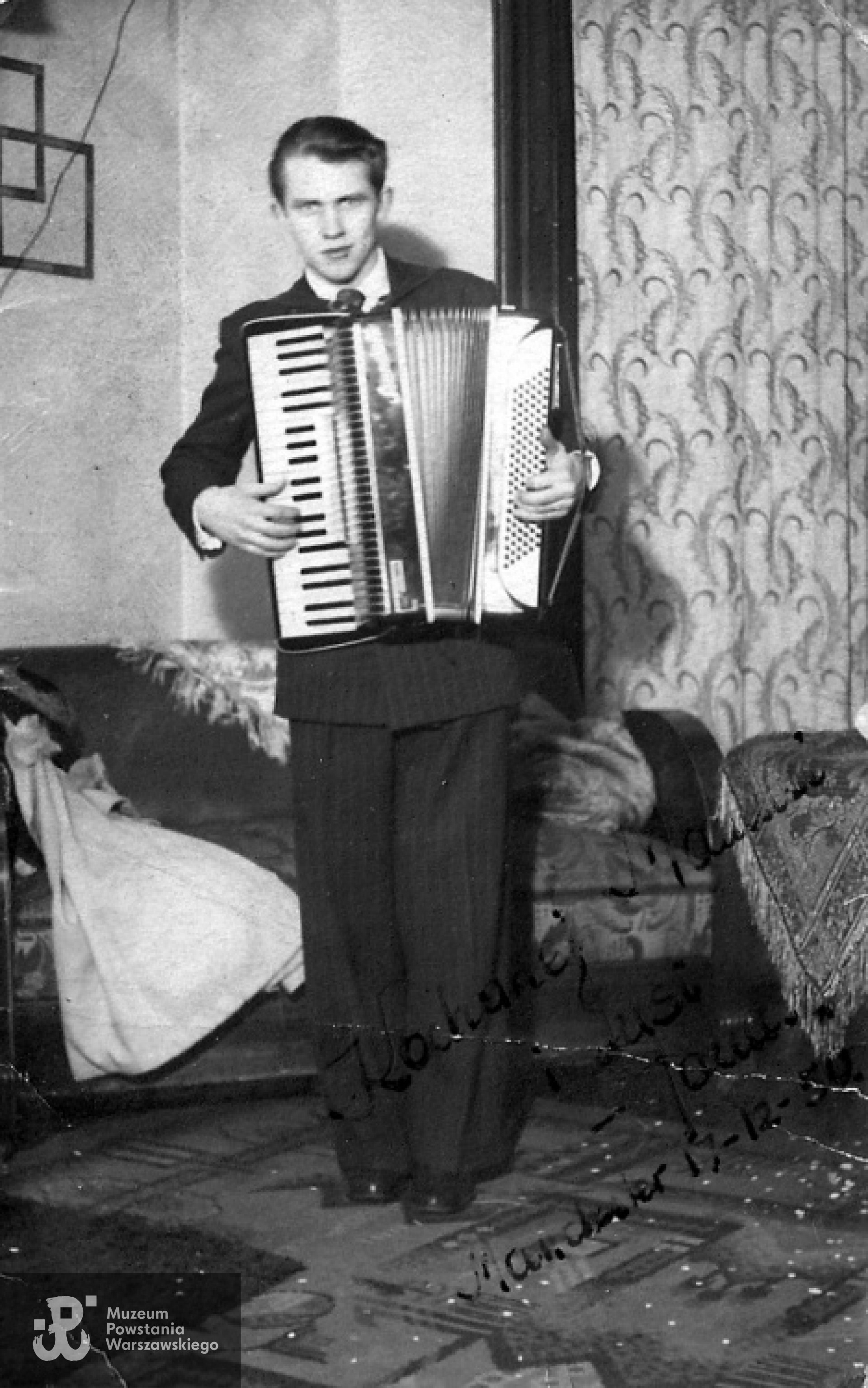 Janusz Krzysztof Krysztofek. Zdjęcie z  archiwum rodzinnego Doroty Kubisz - Butyńskiej.