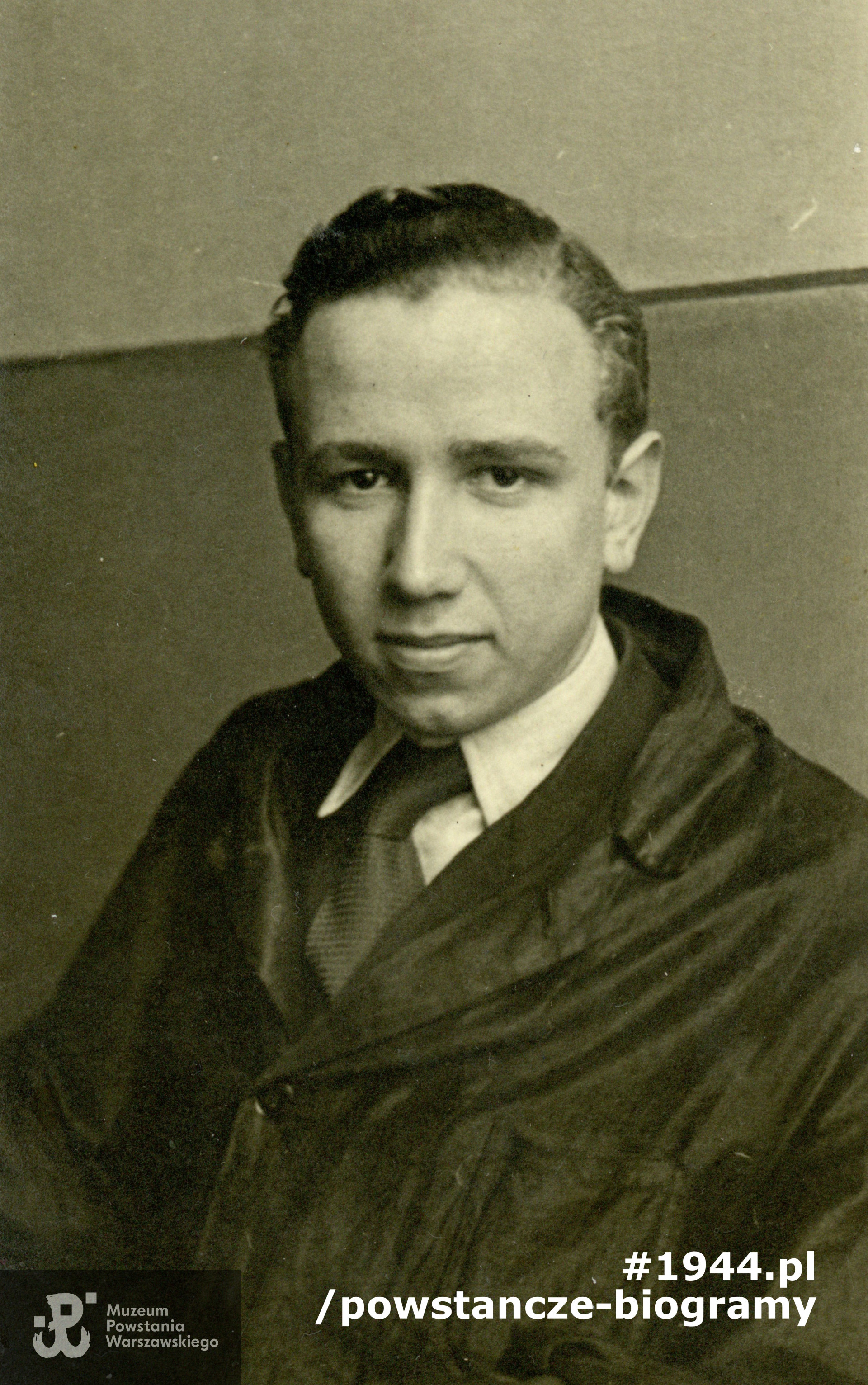 Tadeusz w pracowni szkolnej Liceum Zamoyskiego - 1939 r.  Fot. z archiwum rodzinnego