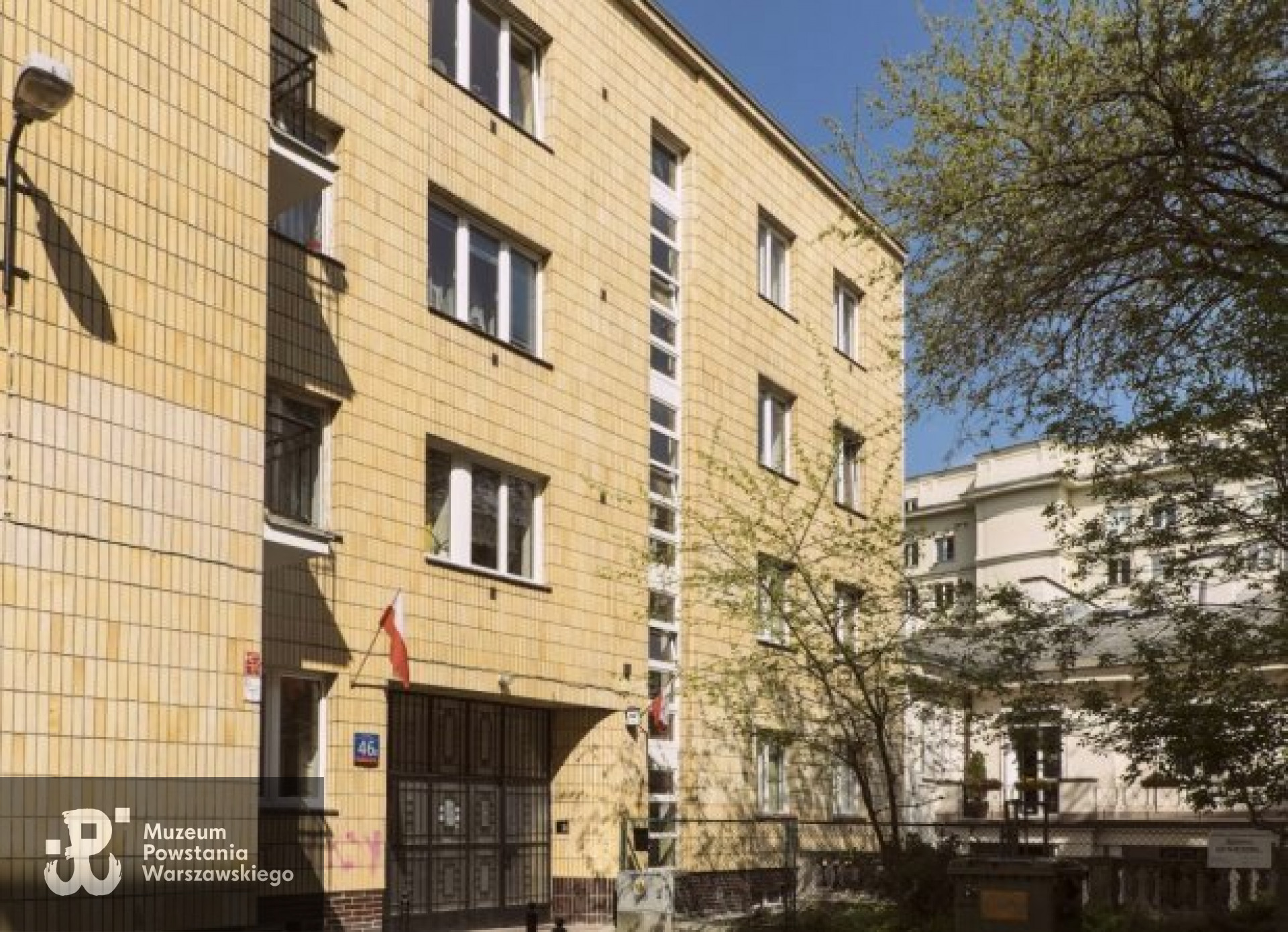 Kamienica przy ul. Polnej, gdzie odkryto skrytkę z której korzystał płk Jan Rzepecki, foto: Muzeum Powstania Warszawskiego, Zbigniew Furman.