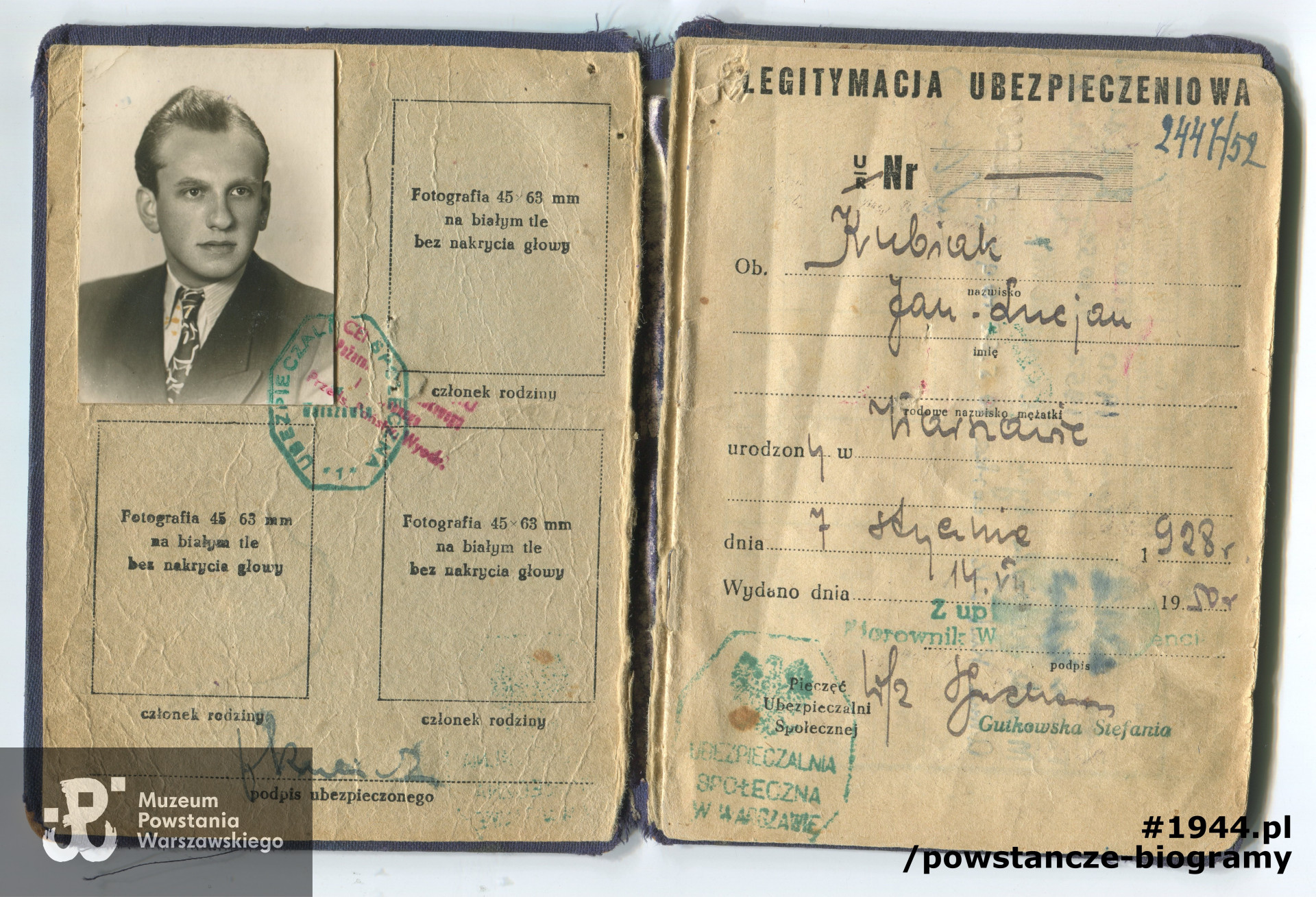 Z archiwum rodzinnego udostępniła p. Anna Perche, archiwum rodzinne