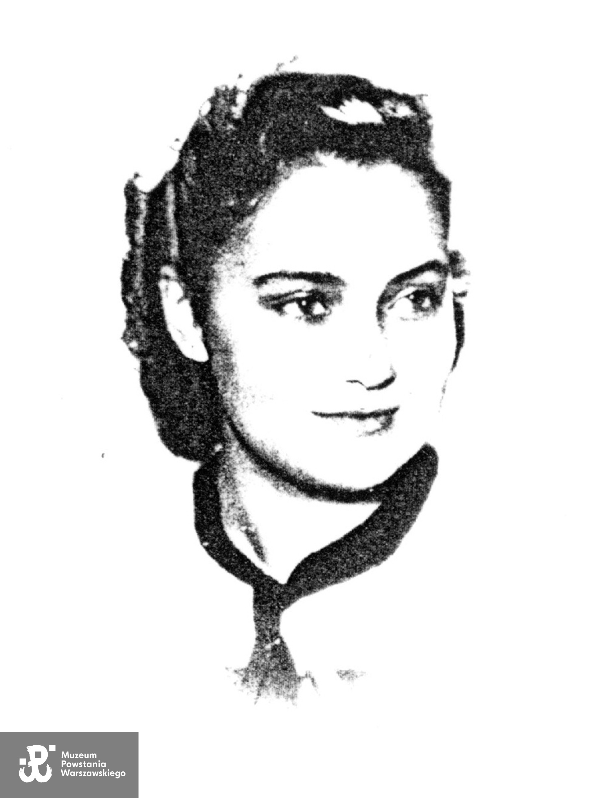Zofia Kowalska-Otto "Mila". Fot. dołączona do Ankiety personalnej uczestnika Powstania Warszawskiego, Teczki personalne uczestników Powstania Warszawskiego, zasób Działu Kombatanta MPW