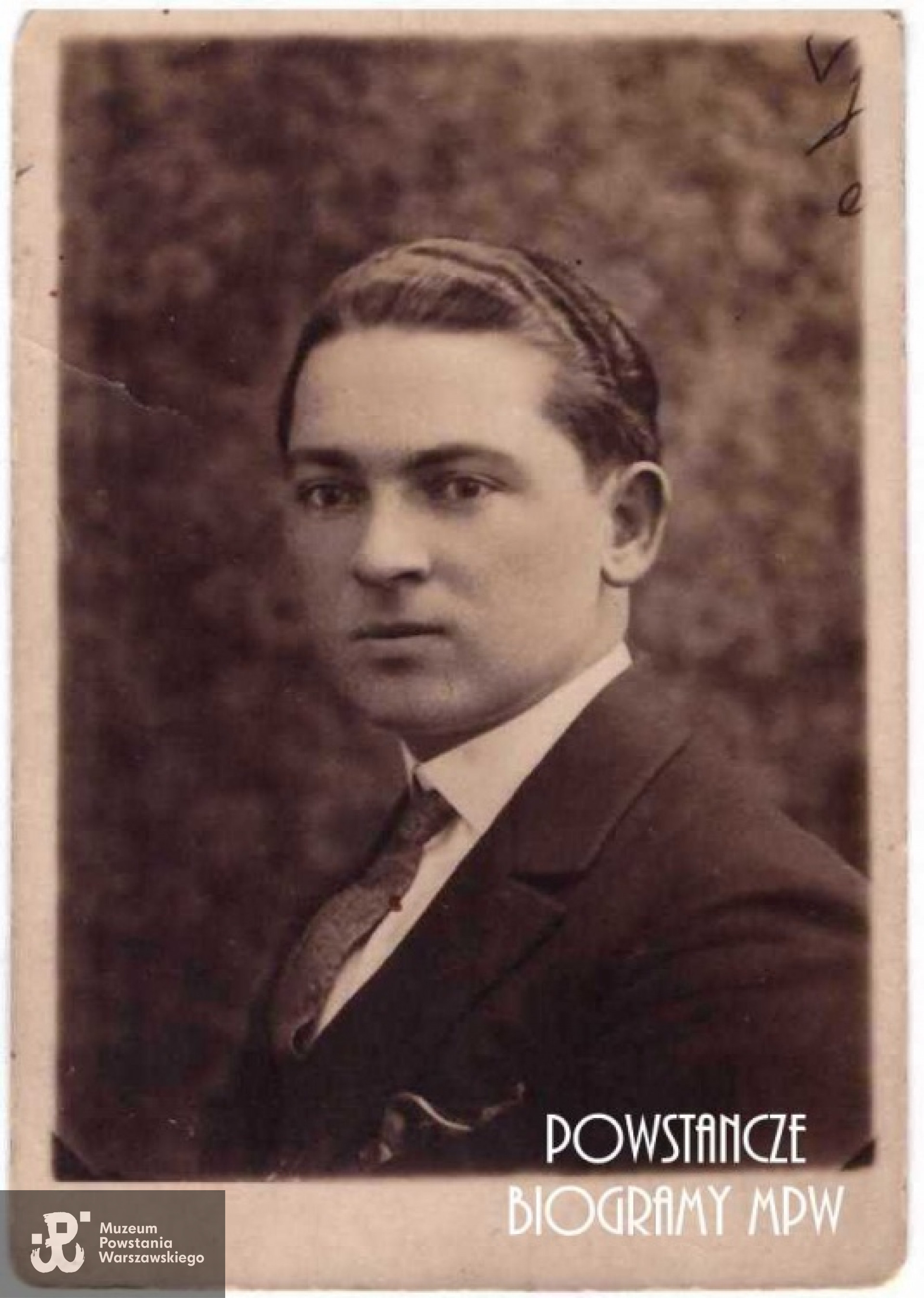 Antoni Latoszek "Kowalski" (1905-1945) Fot. udostępnione przez Annę Wolską