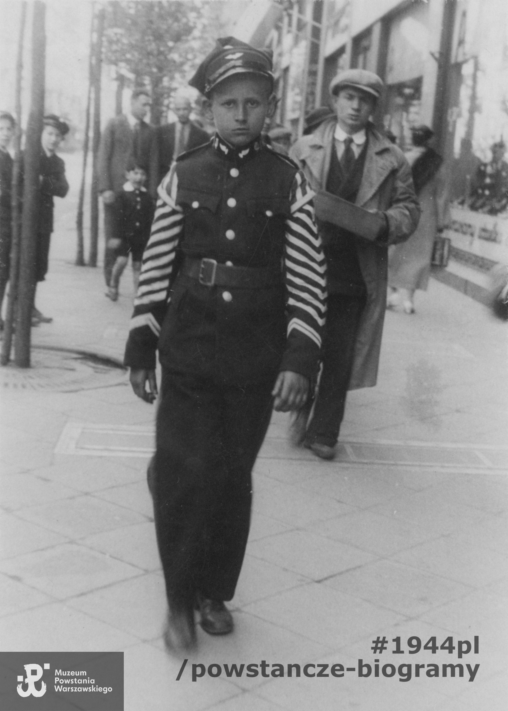 Marian Henryk Bruszewski  - fotografia z dzieciństwa. Fot. z archiwum rodzinnego, udostępnił p. Leszek Przybylski