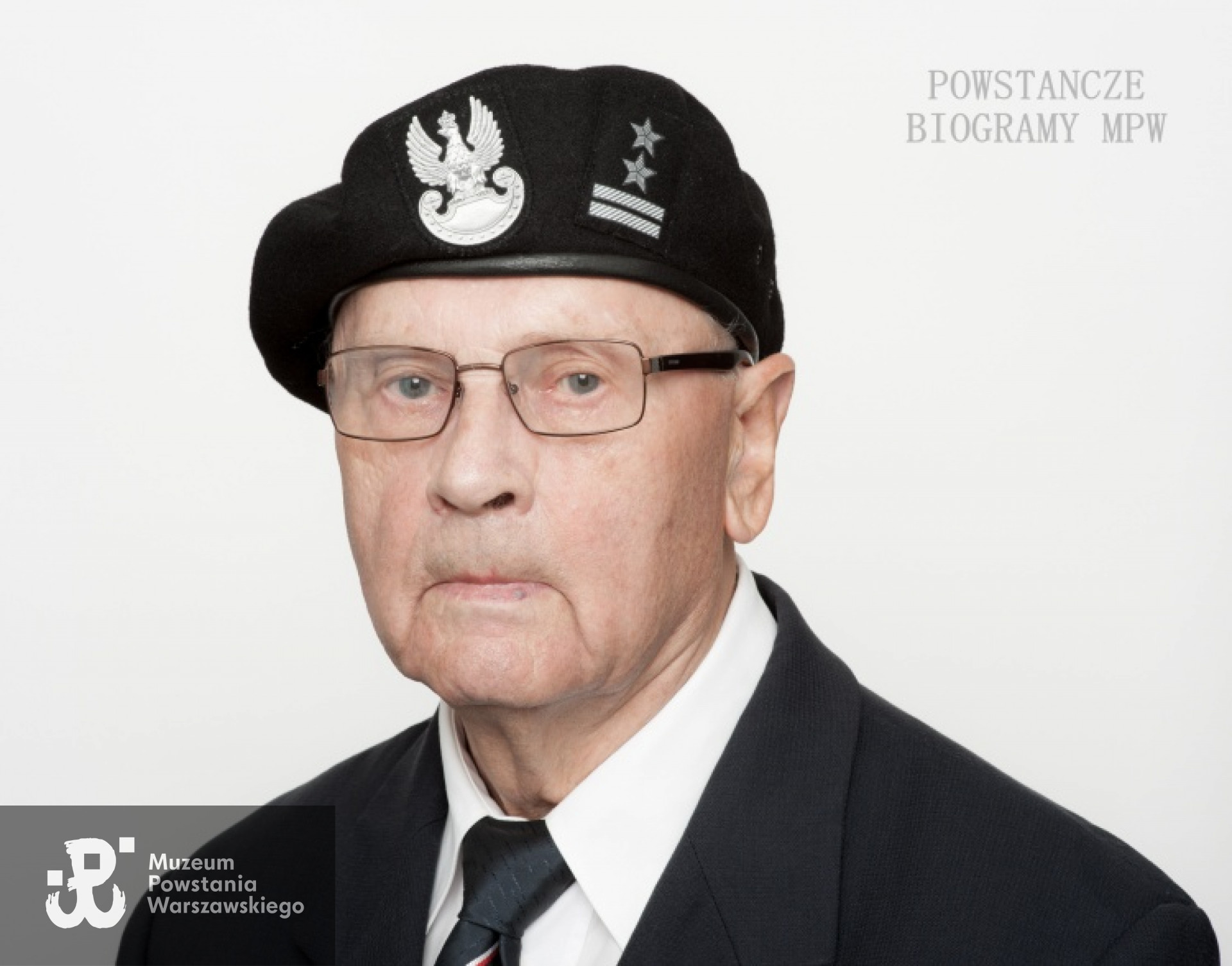 Stanisław Korytowski. Zdjęcie z serii portretów Powstańców Warszawskich w ramach projektu "1944/70/2014" realizowanego przez grupę WWPHOTO dla uczczenia 70 rocznicy wybuchu Powstania Warszawskiego. Muzeum Powstania Warszawskiego, 22.07-04.08 2013.