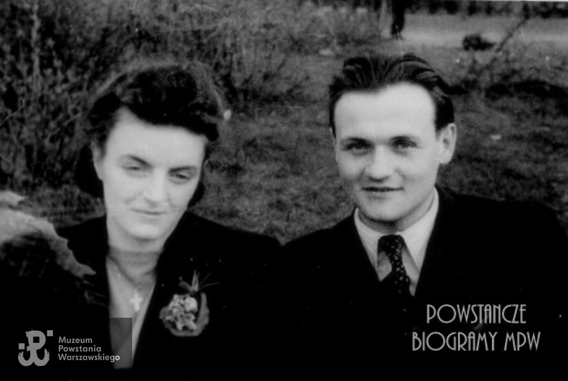 Maria i Henryk Gołębiowscy przed Powstaniem Warszawskim. Fot. archiwum rodzinne