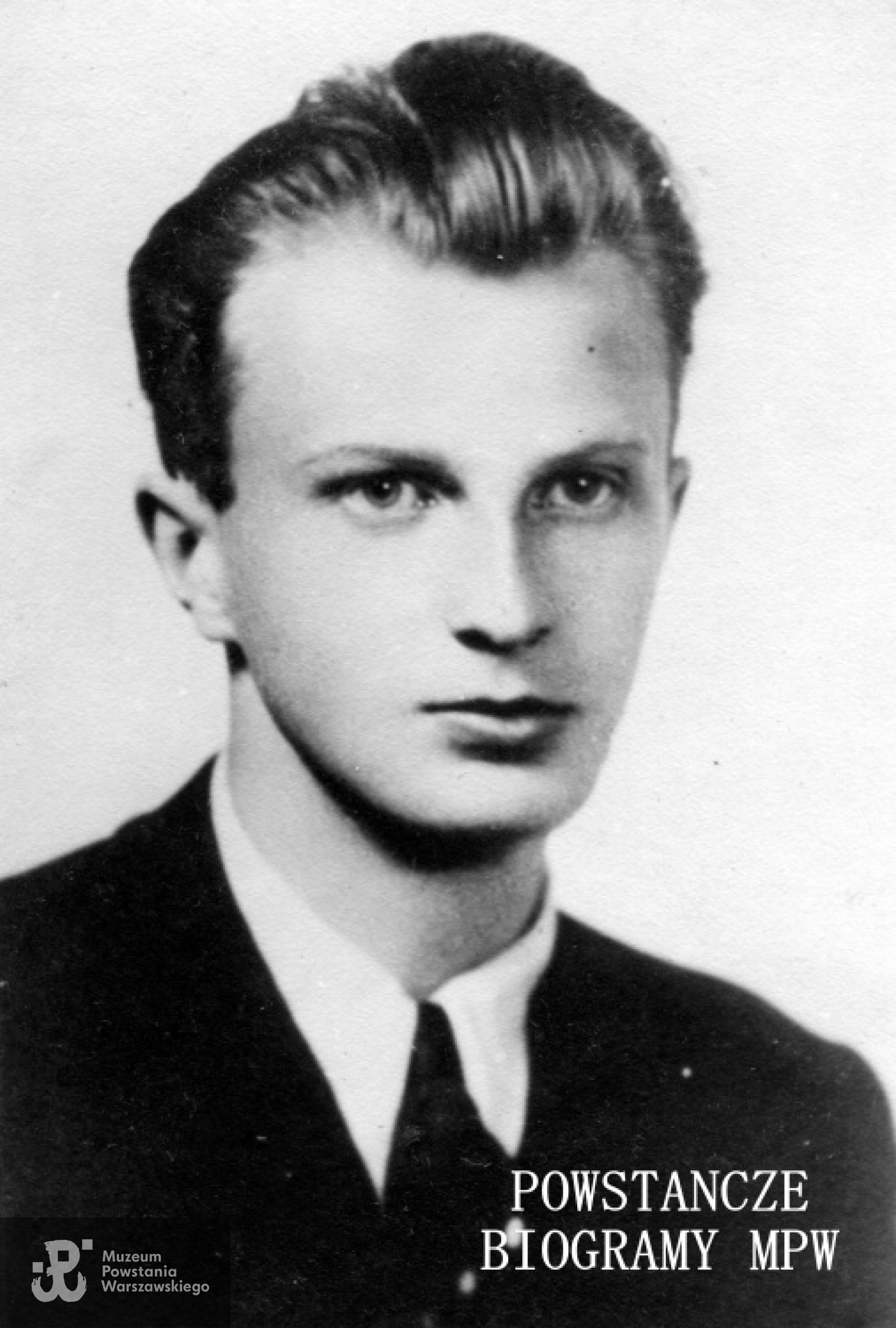 Zdzisław Piasecki "Stawiński" (1922-1944). Fot. archiwum rodzinne