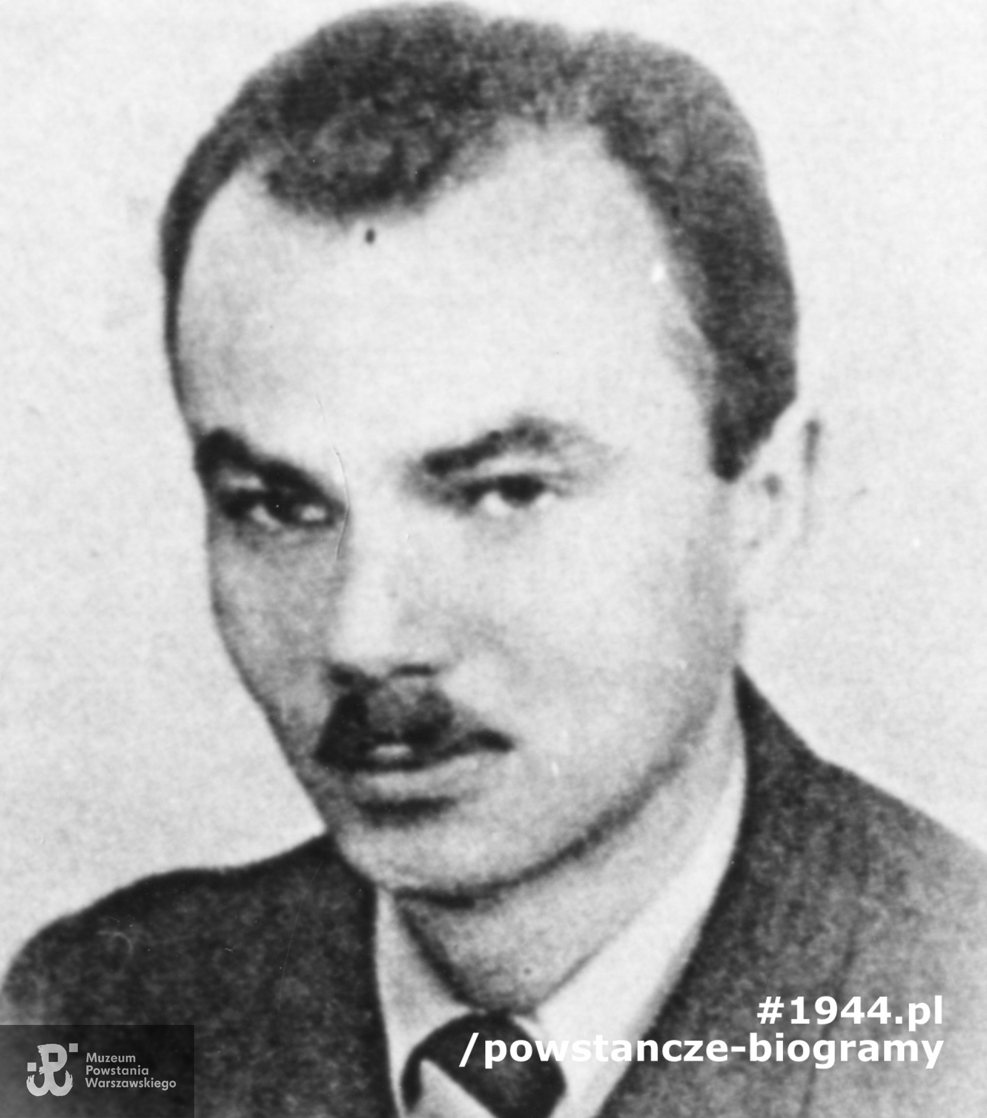 Jerzy Gebert "Lot" - fotografia portretowa ze zbiorów Muzeum Powstania Warszawskiego, sygn. MPW-IK/1086