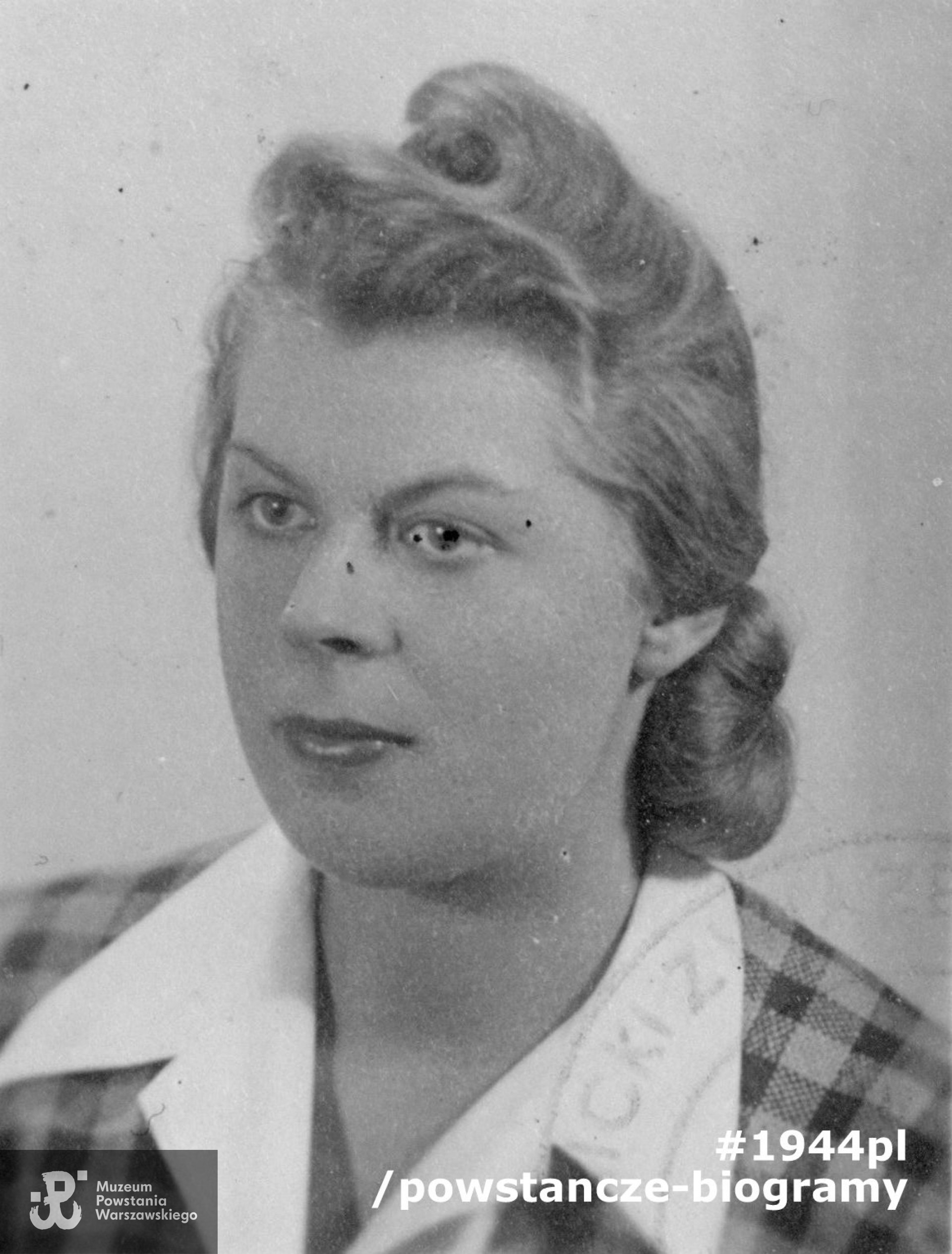 Irena Kurtz „Zofia”, „Jagienka" (1924-2018). Archiwum rodzinne, skan: materiały do Słownika Uczestników PW - Pokój Kombatanta