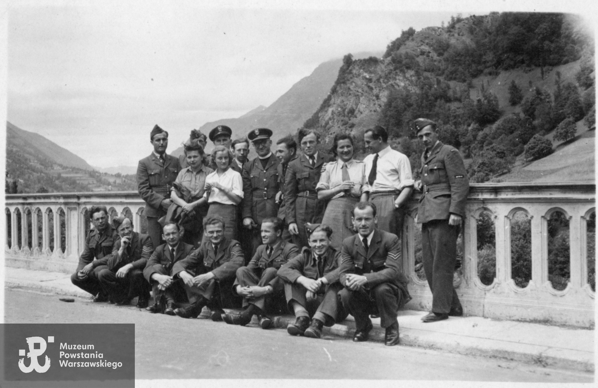 Pireneje, Most Napoleona, 22 lipca 1946 roku. Udostępnił p. Paweł Poławski, bratanek Marii Poławskiej-Śliwińskiej, skany wykonano w Archiwum Muzeum Powstania Warszawskiego  (2023).