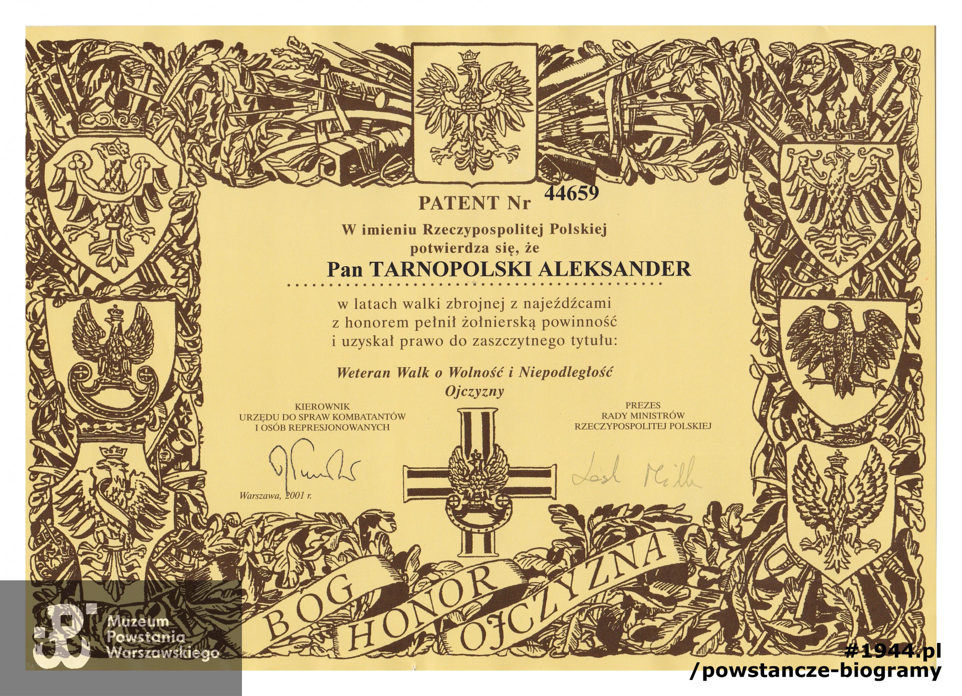 Z archiwum rodzinnego, udostępnił wnuk, p. Konrad Tarnopolski