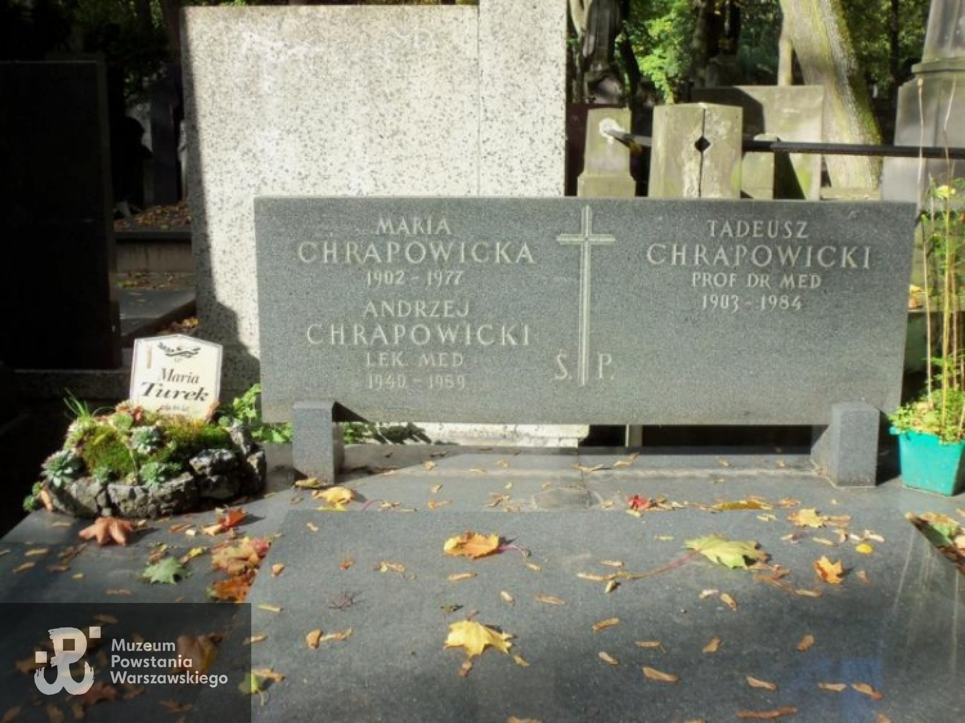 Cmentarz Stare Powązki , grób rodziny Chrapowickich. Fot. <i>cmentarze.um.warszawa.pl</i>