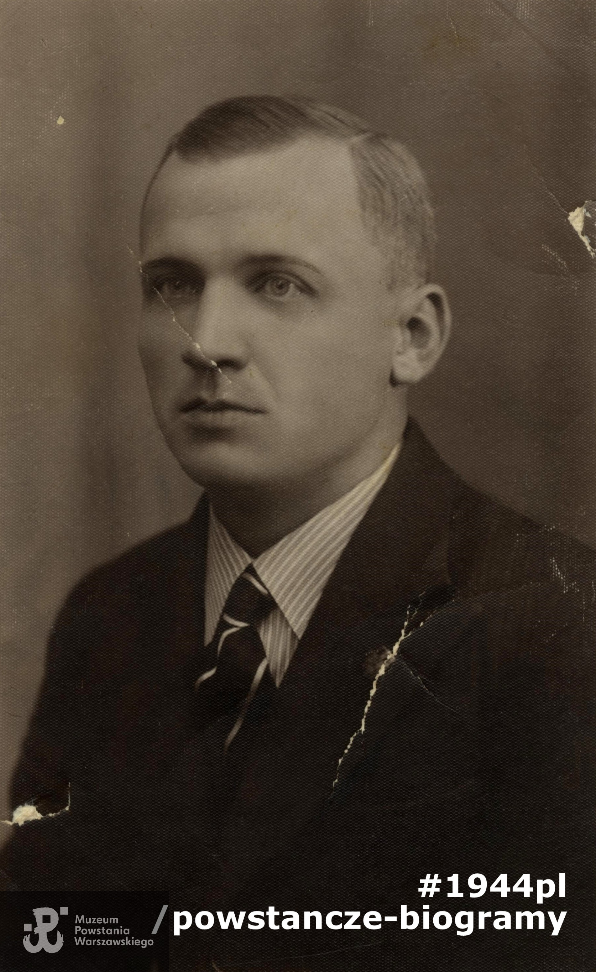 Romuald Julian Cabajewski ps. "Krwawy" (1906-1944). Fot. ze zbiorów rodzinnych córki, p. Ewy Pośnik. 