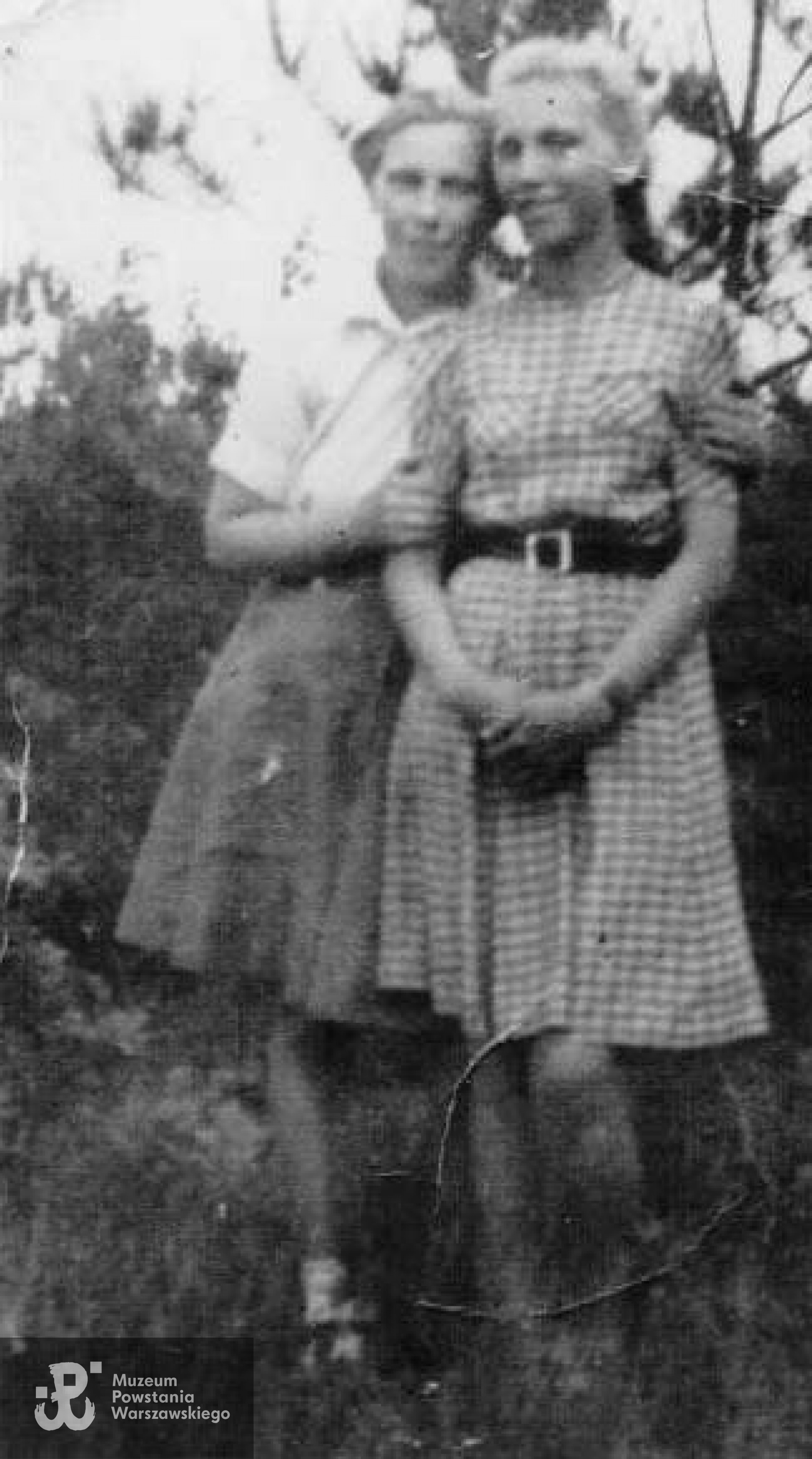 Zofia Miazek z siostrą Teresą