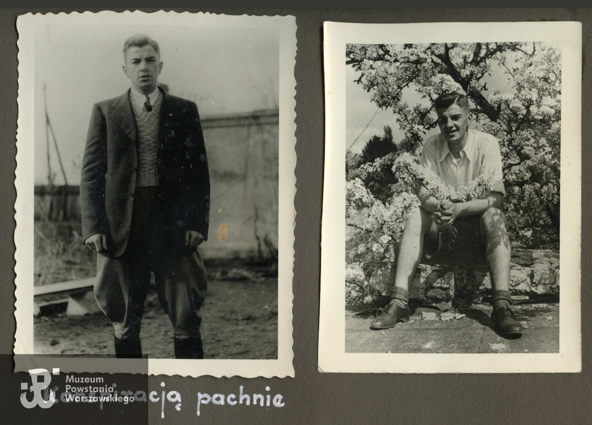 „Konspiracją pachnie” - Jan Stefaniak „Kur" przed Powstaniem Warszawskim. Fot. z archiwum rodzinnego p. Lecha Sedlaczka ps. Hak