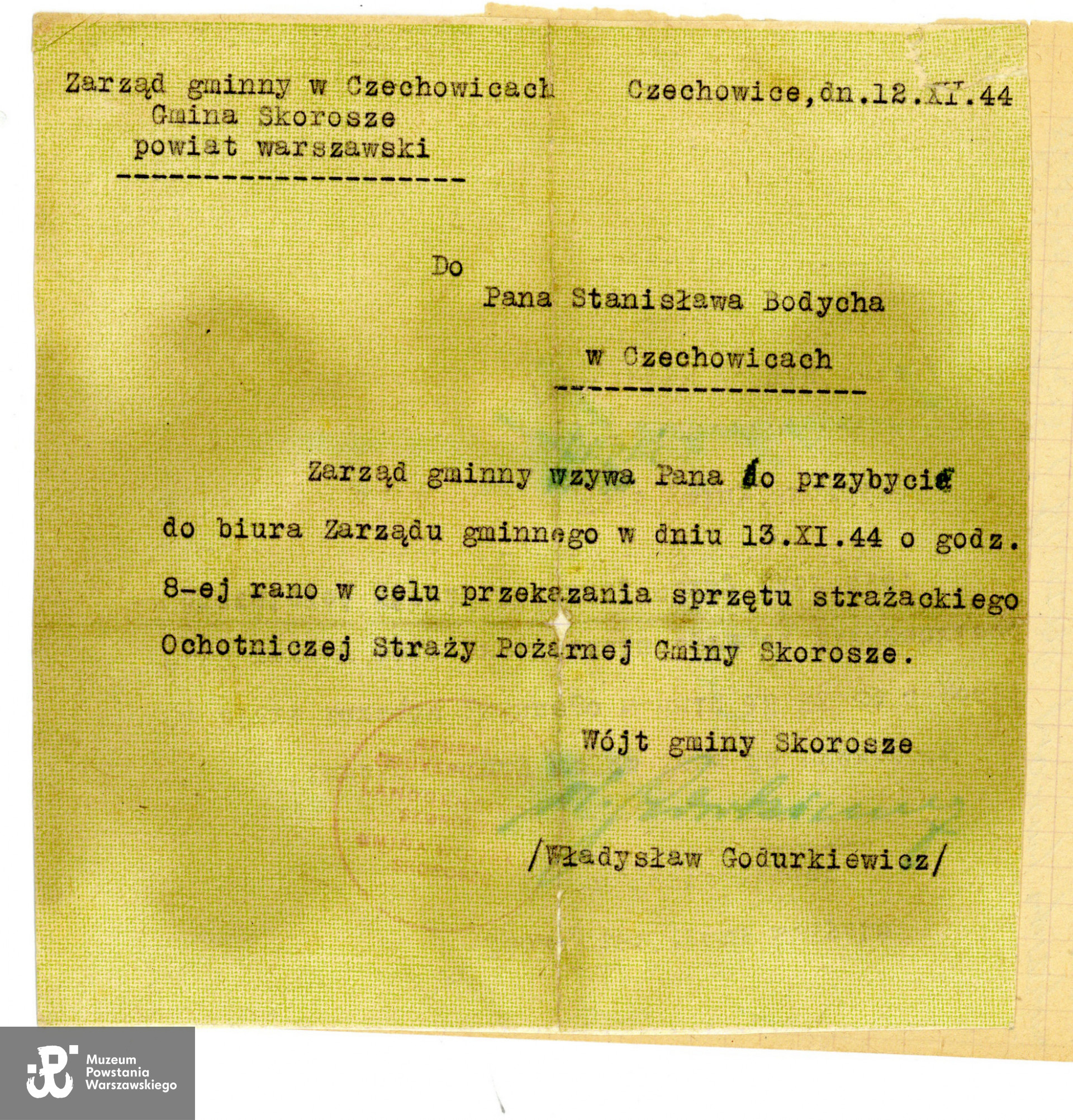 Ze zbiorów rodzinnych, udostępnił p. Tomasz Bodych, wnuk Powstańca