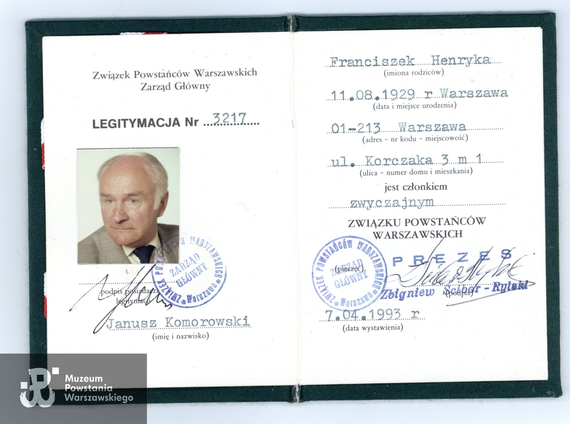 Ze zbiorów p. Janusza Komorowskiego ps. „Antek”. Skan wykonano w Muzeum Powstania Warszawskiego, 2020.