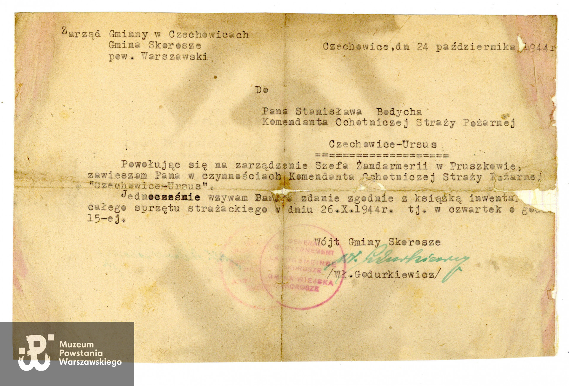 Ze zbiorów rodzinnych, udostępnił p. Tomasz Bodych, wnuk Powstańca