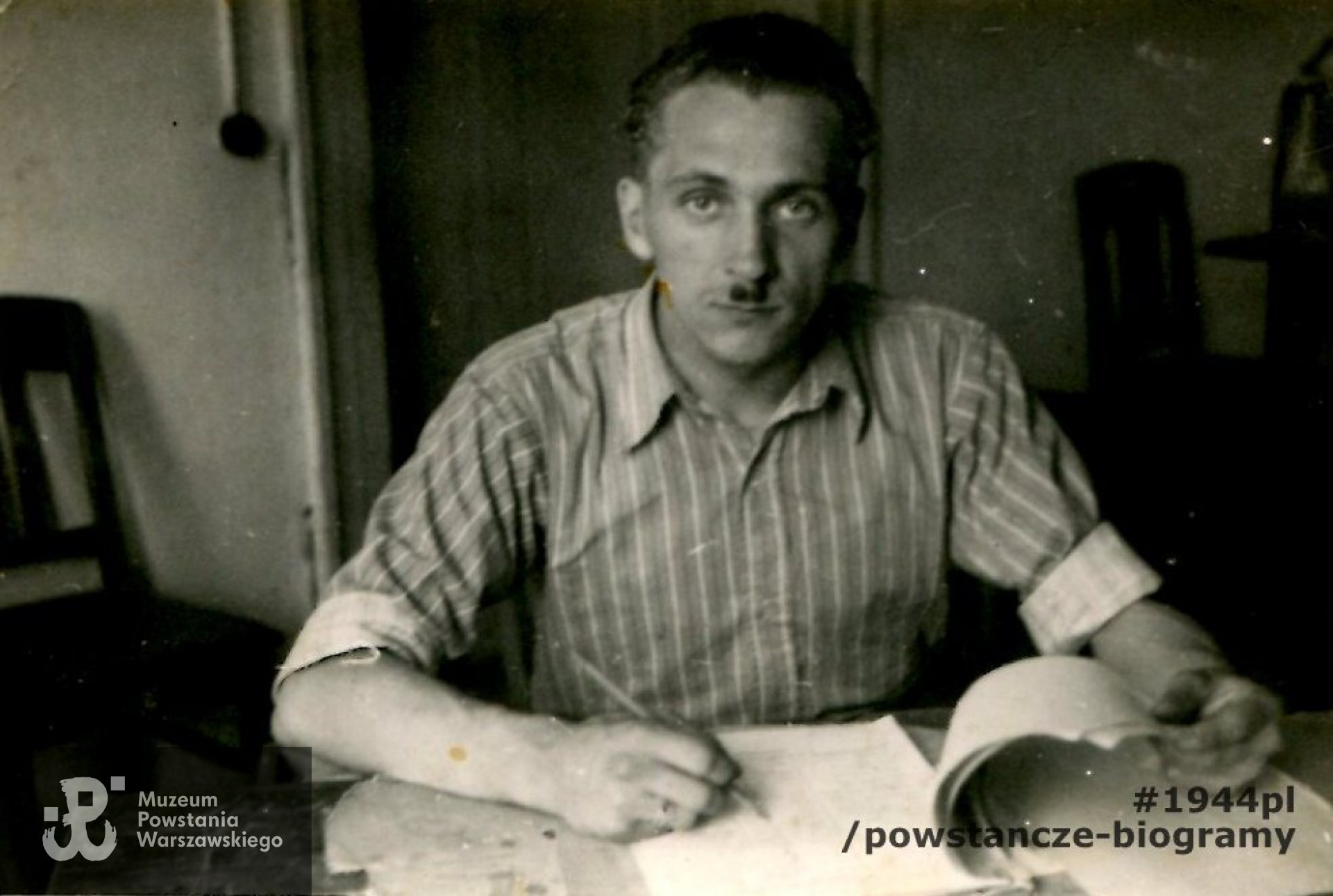 Janusz Sielczak "Betka". Archiwum rodzinne - skan: materiały do Słownika Uczestników PW - Pokój Kombatanta