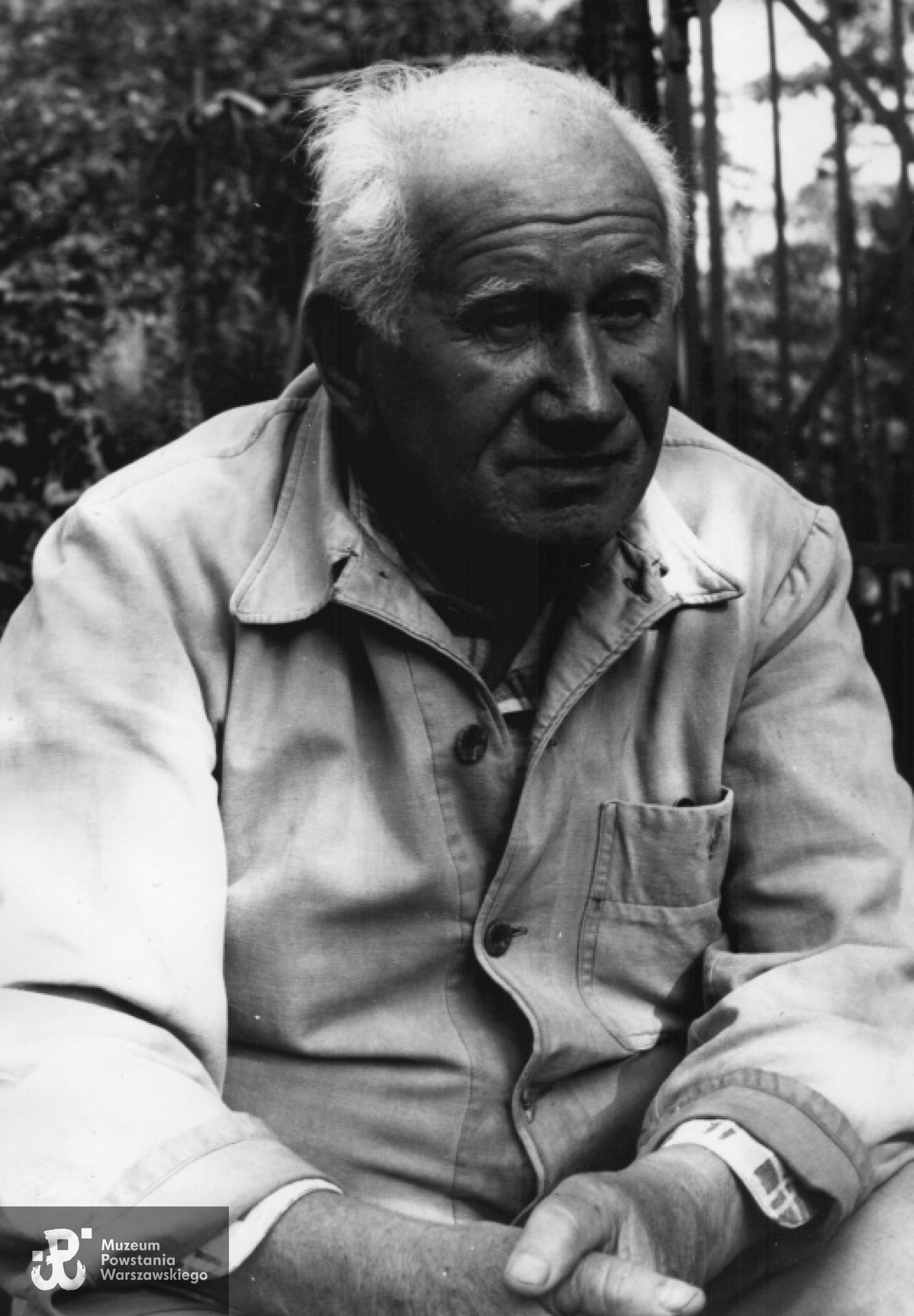 Stefan Piotrowski  - lata 80-te. Fot.  z archiwum rodzinnego, udostępnione przez p. Piotra Surmę, wnuka Powstańca.