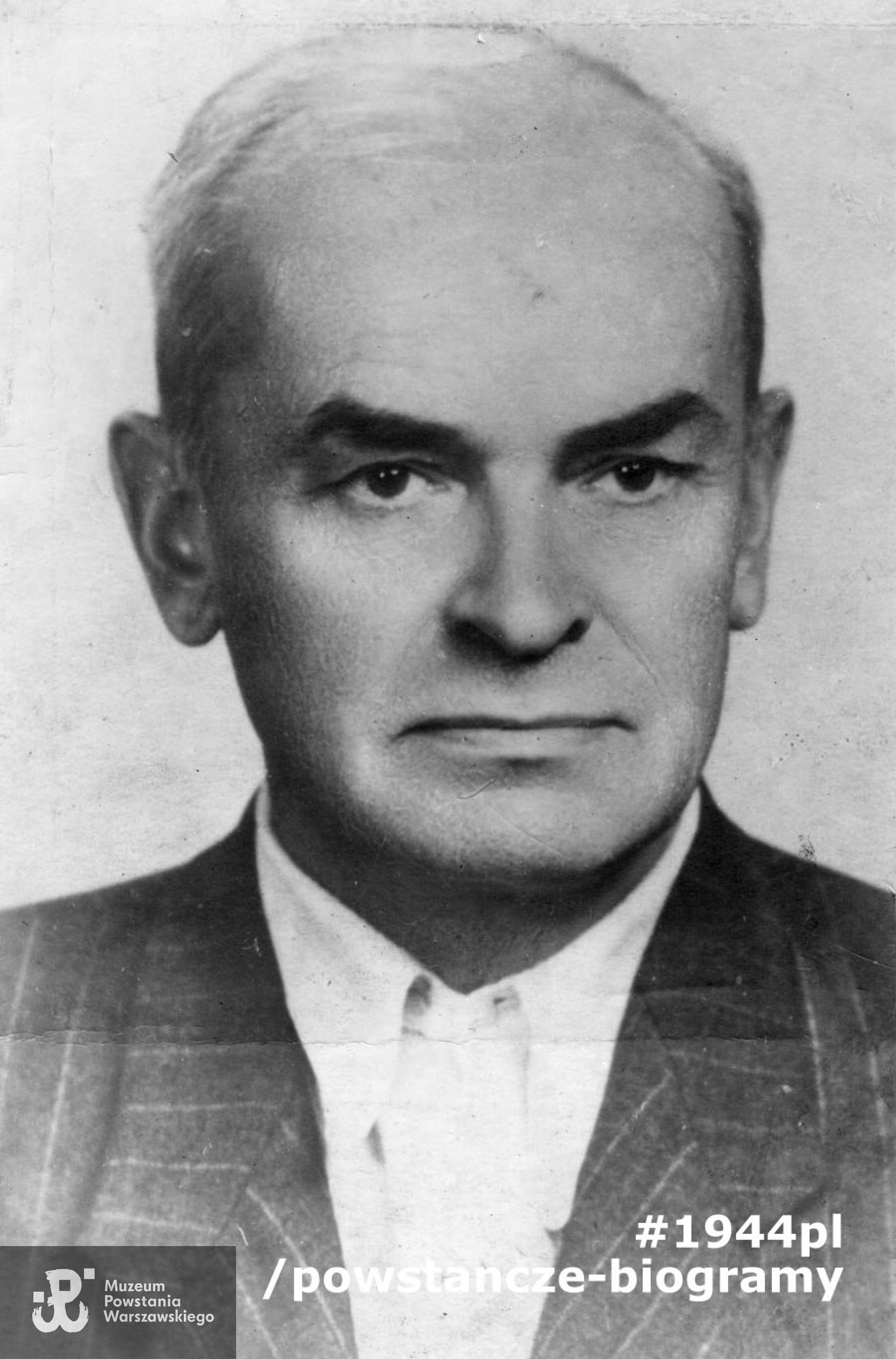 ppłk. Adam Borkiewicz "Leszczyński" (1896-1958) Fot. ze zbiorów Muzeum Powstania Warszawskiego - materiały do Słownika Uczestników PW