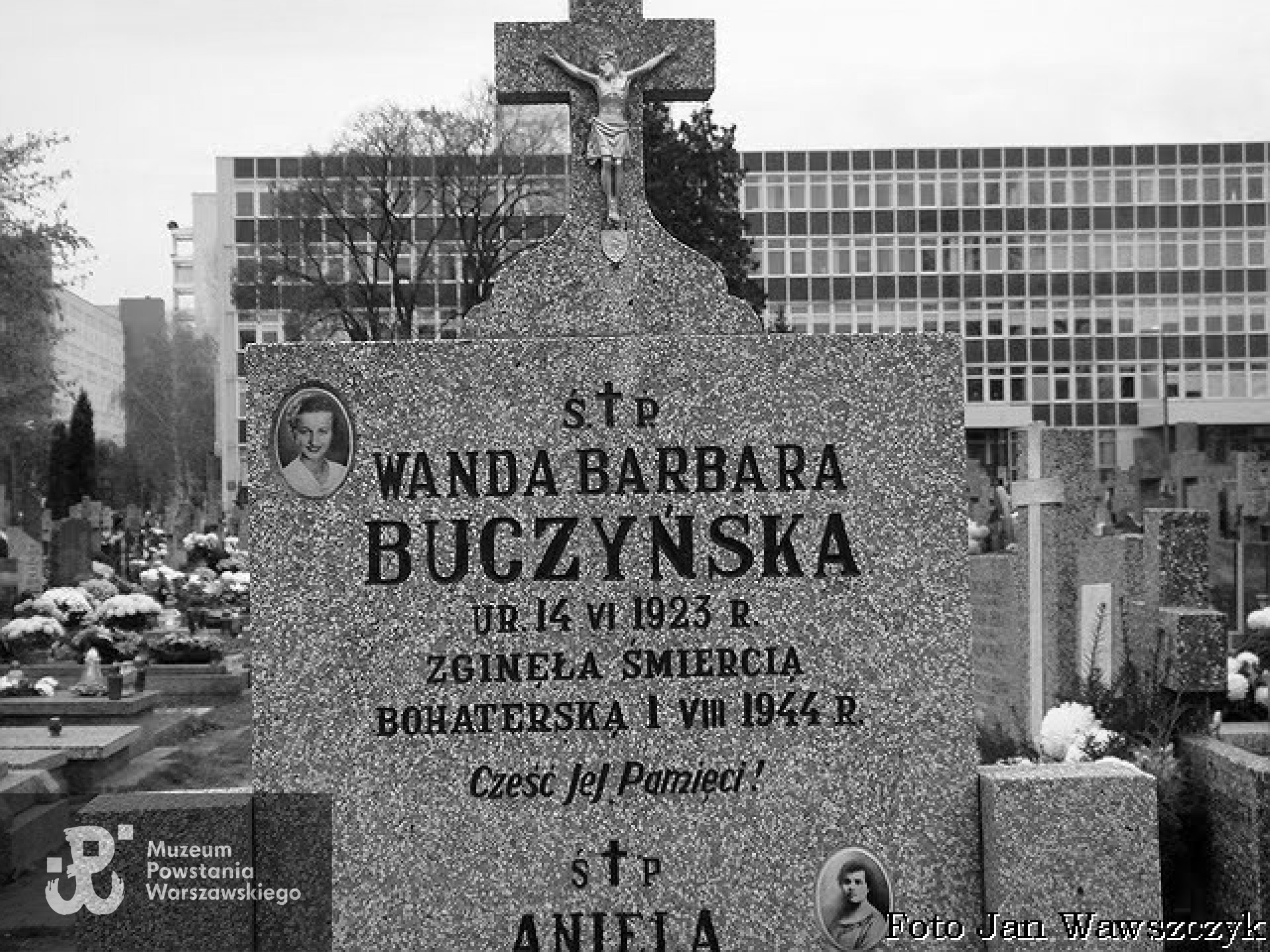 Mogiła Wandy Buczyńskiej na Cmentarzu Służewieckim  w Warszawie. Fot. Jan Wawszczyk