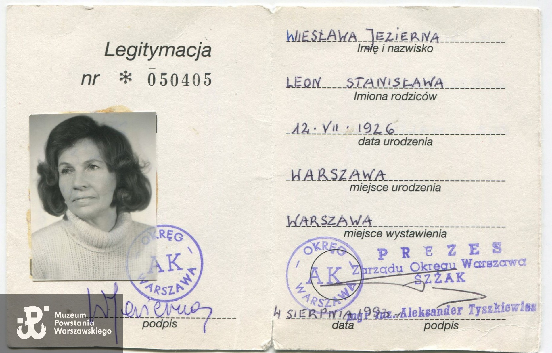 Ze zbiorów p. Wiesławy Jeziernej z d. Proce