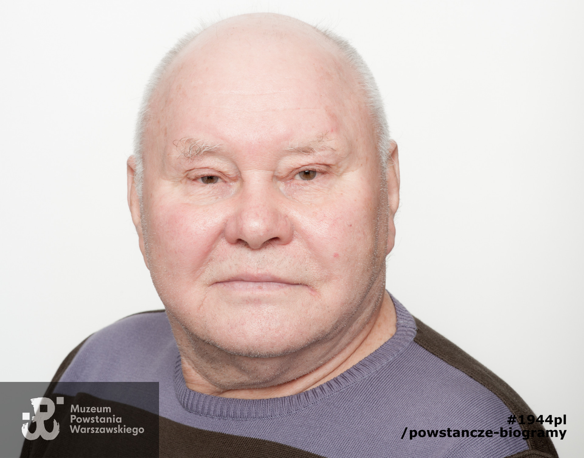 Zdjęcie z serii portretów Powstańców Warszawskich wykonanych w ramach projektu "1944/70/2014" realizowanego przez grupę WWPHOTO dla uczczenia 70. rocznicy wybuchu Powstania Warszawskiego. Muzeum Powstania Warszawskiego, 22.07-04.08 2013.