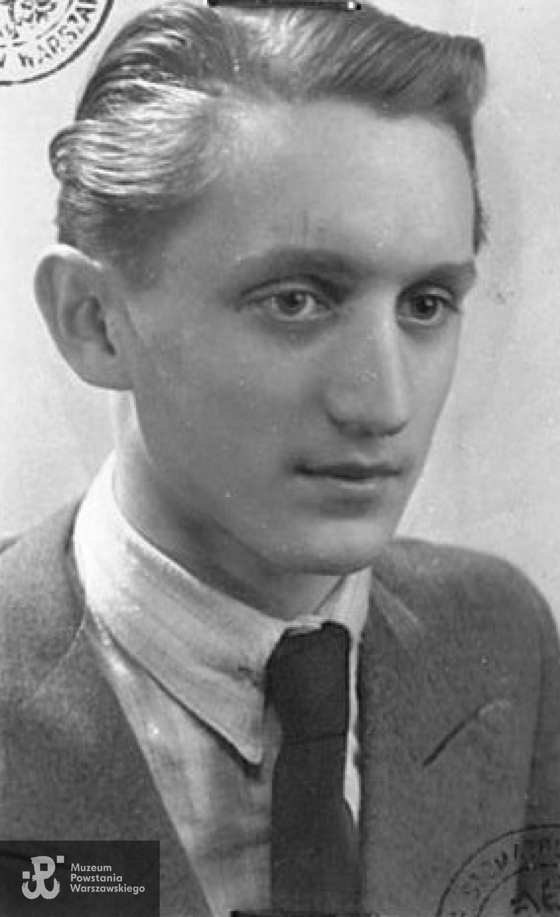 Tadeusz Bohdan de Julien "MIkroszczak"- 1947 rok.  Fot. z archiwum rodzinnego Tadeusza de Juliena