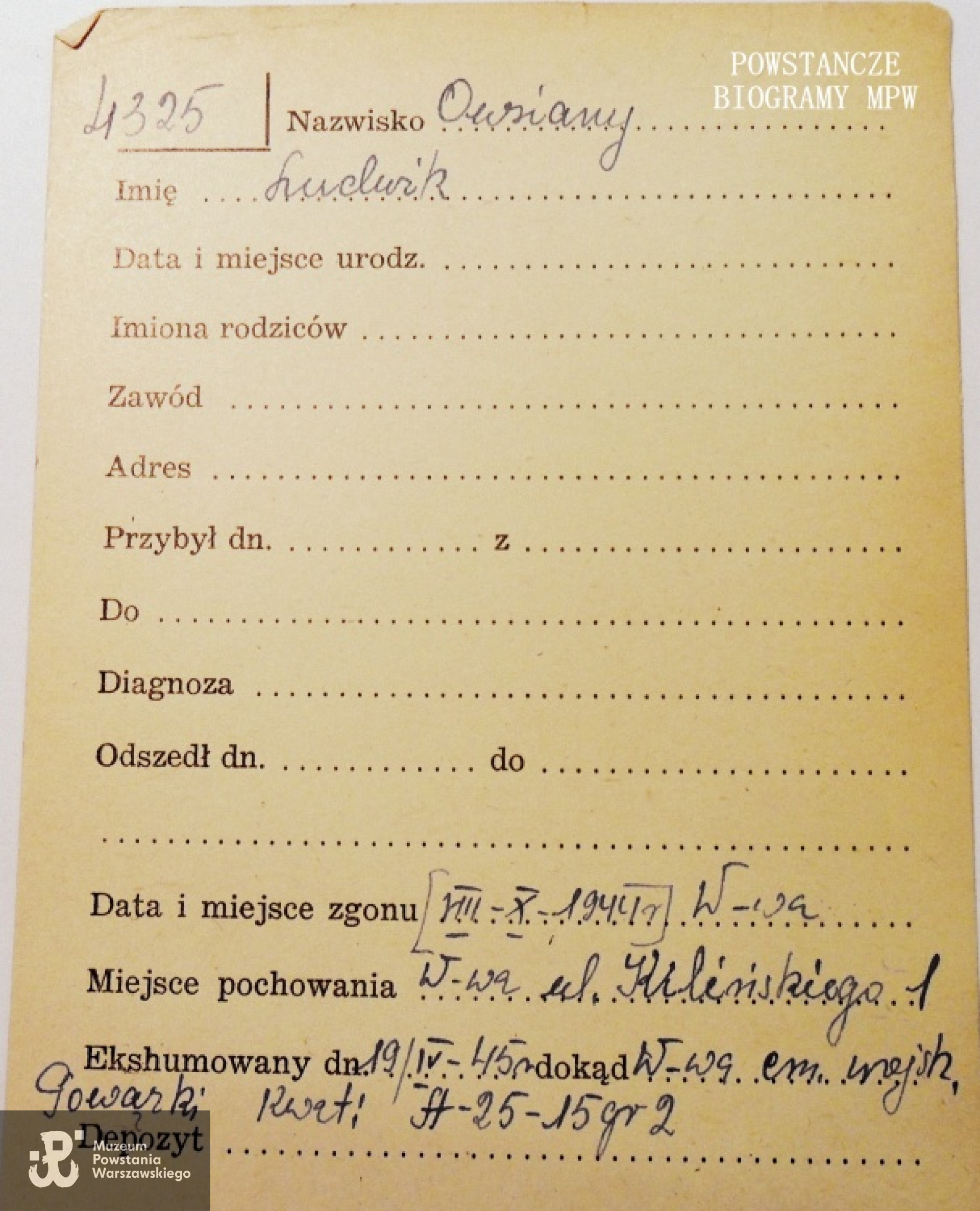 Ze zbiorów Polskiego Czerwonego Krzyża.