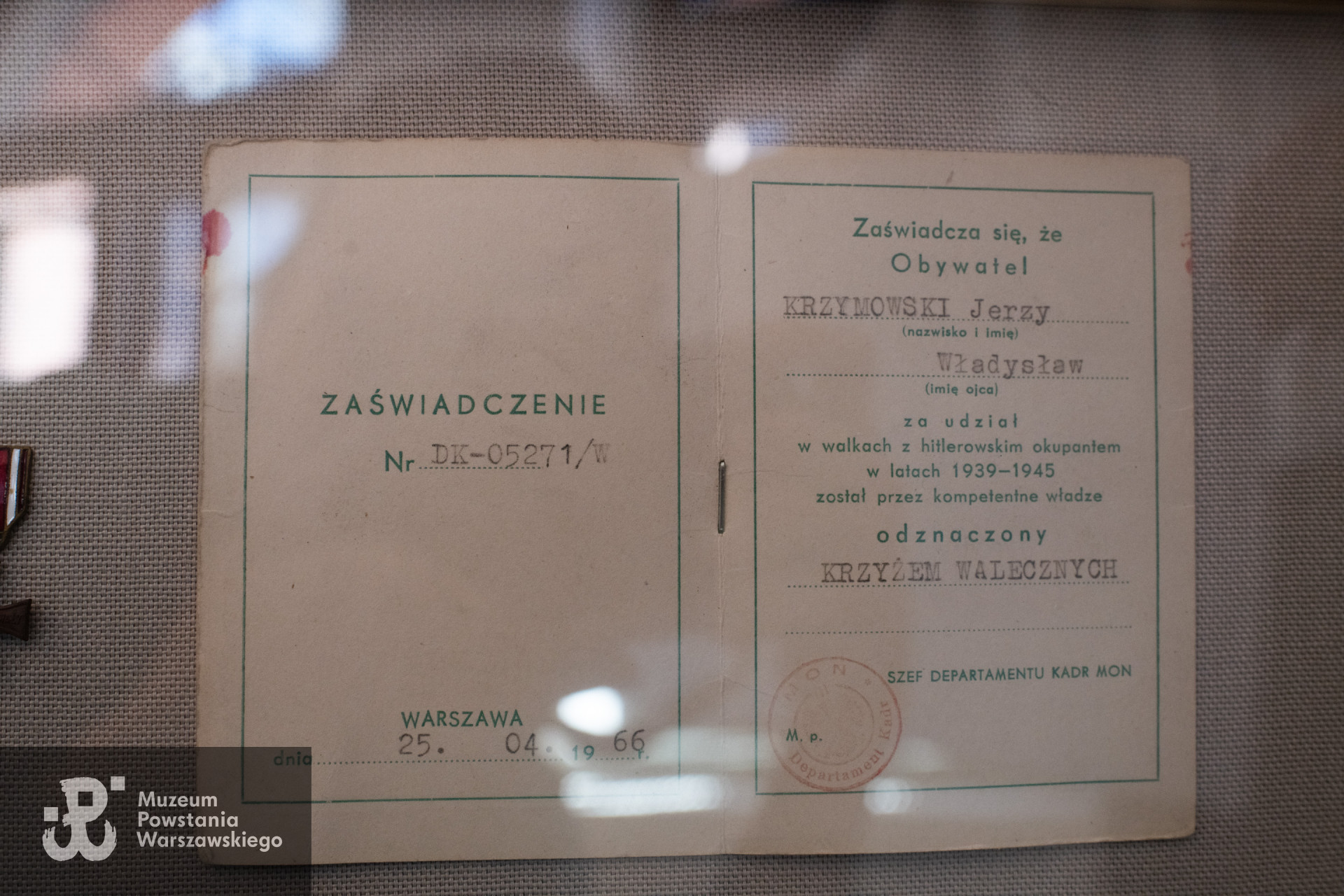 Ze zbiorów rodzinnych p. Anny Krzymowskiej-Hachuły, córki Jerzego Krzymowskiego.