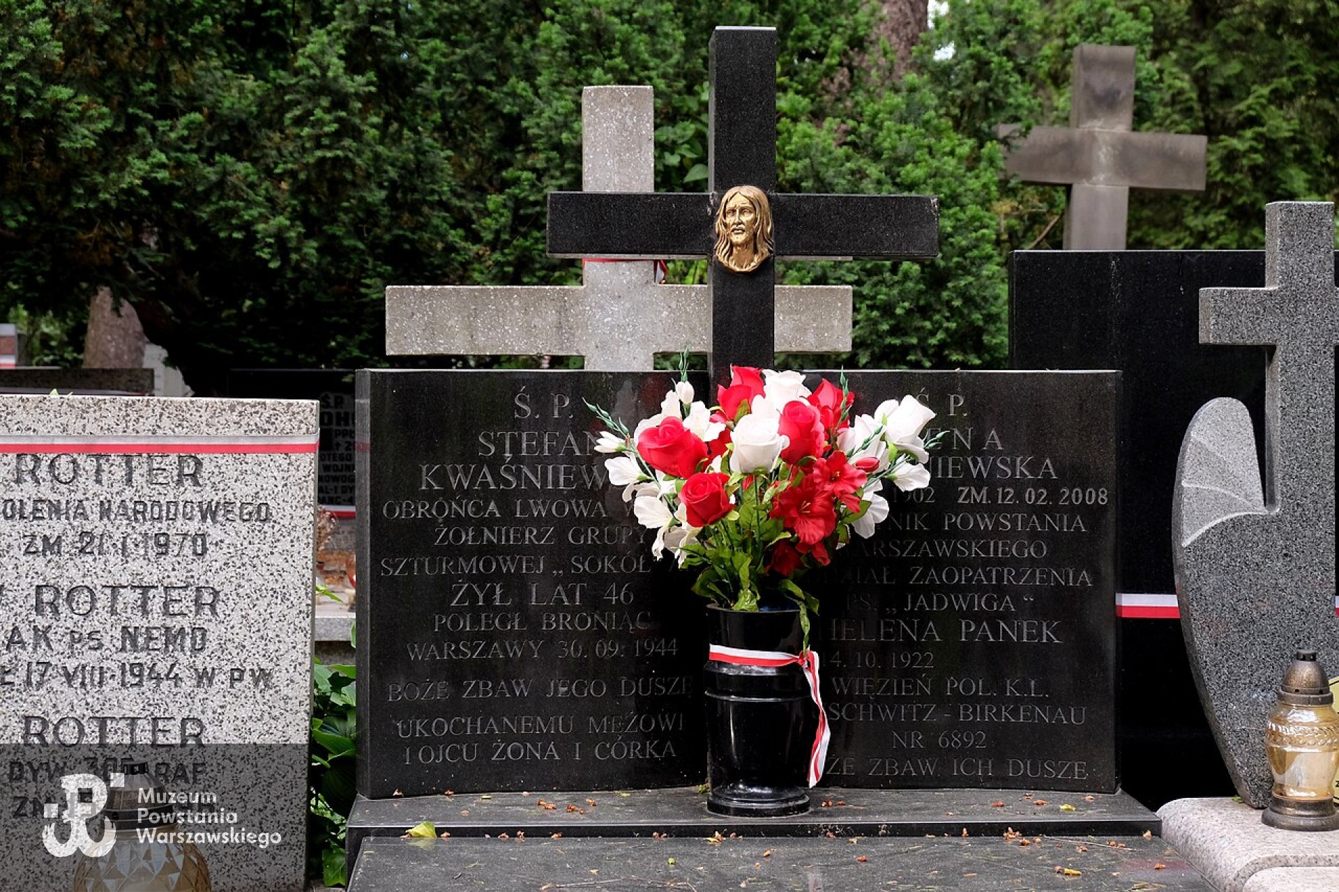 Cmentarz Wojskowy na Powązkach, kwatera A 27, rząd 4, grób 16. Fot. Wikipedia