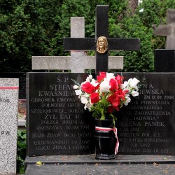 Cmentarz Wojskowy na Powązkach, kwatera A 27, rząd 4, grób 16. Fot. Wikipedia