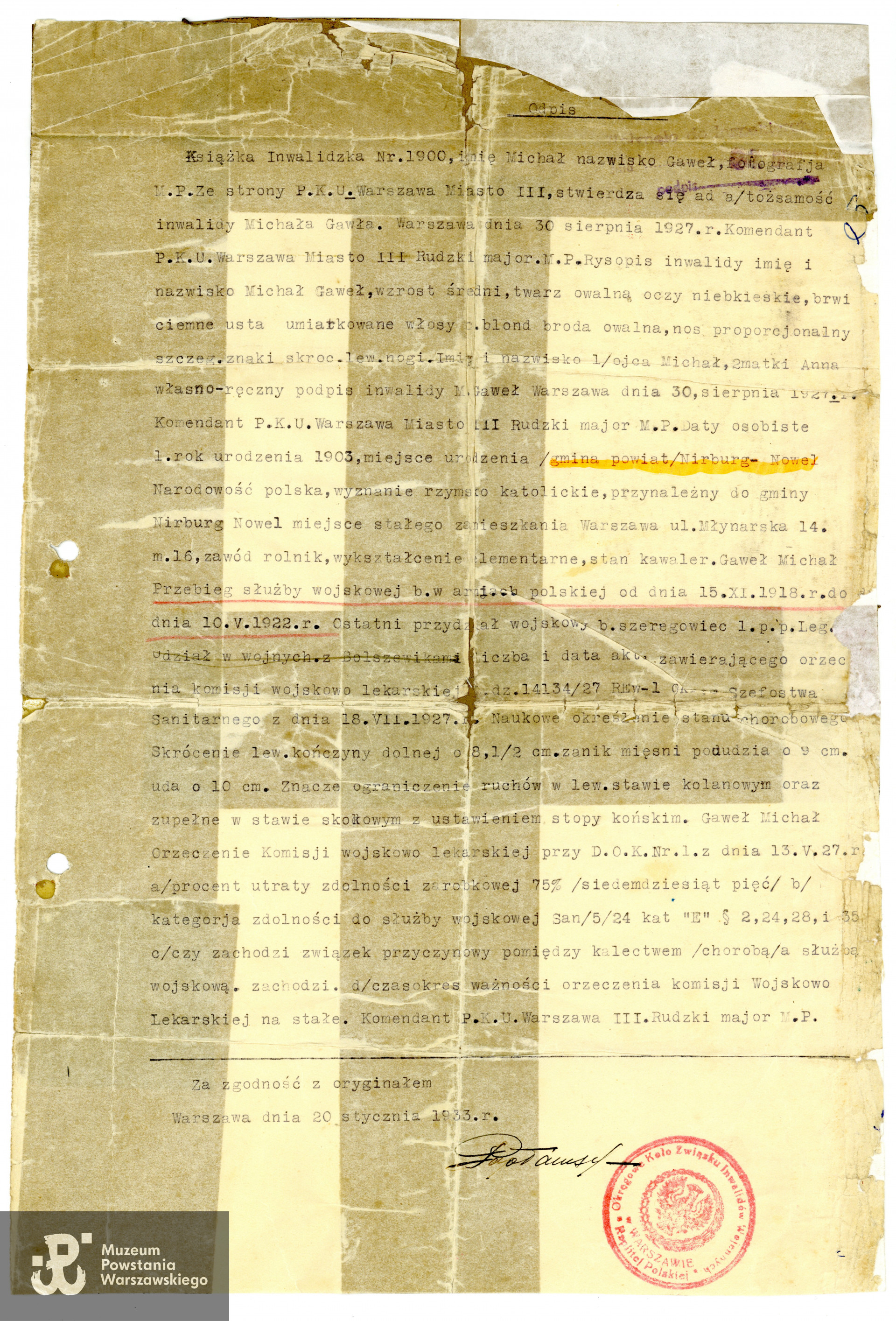 Archiwum rodzinne p. Adriana Gawerskiego