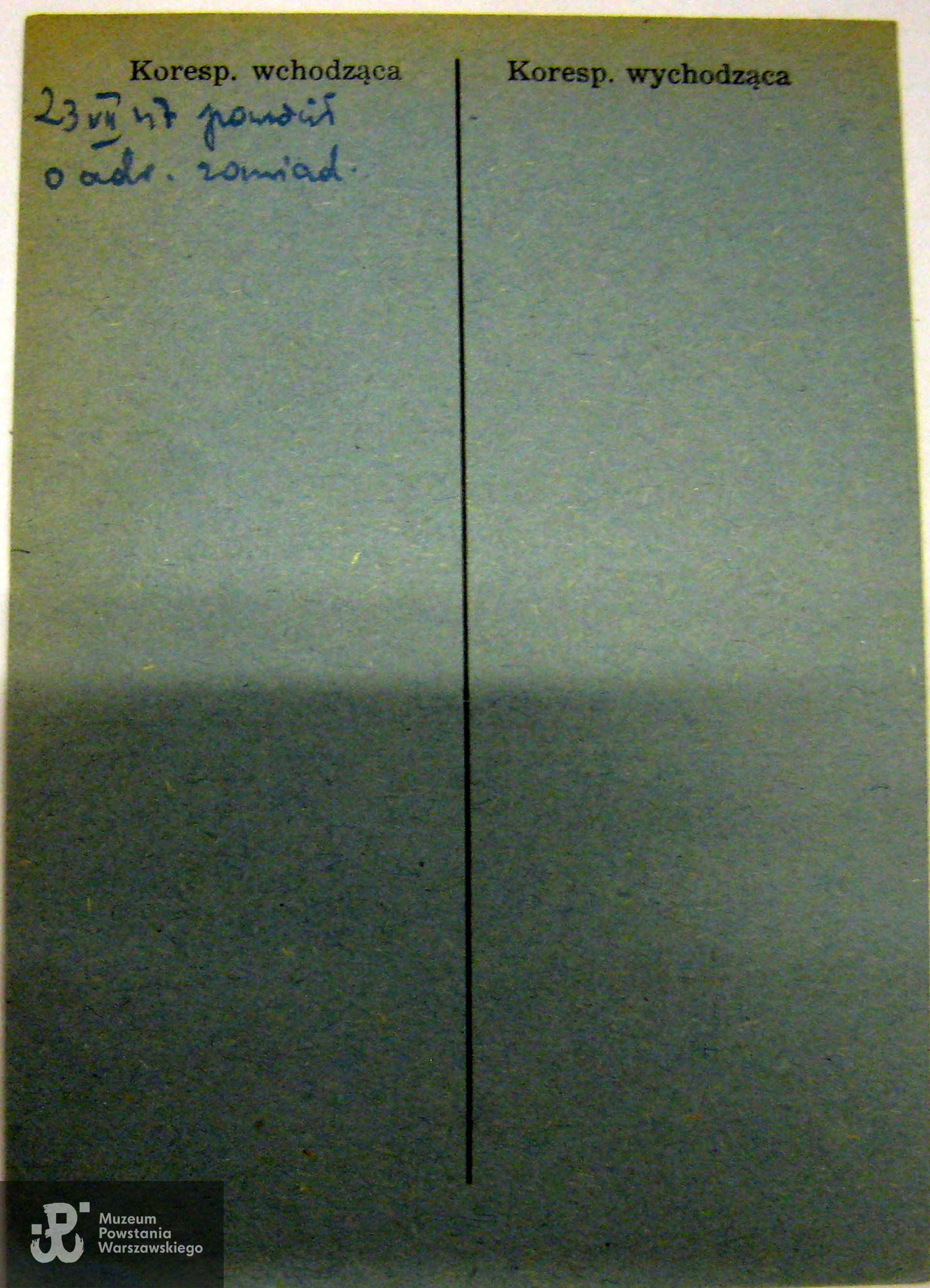 Polski Czerwony Krzyż - kartoteka