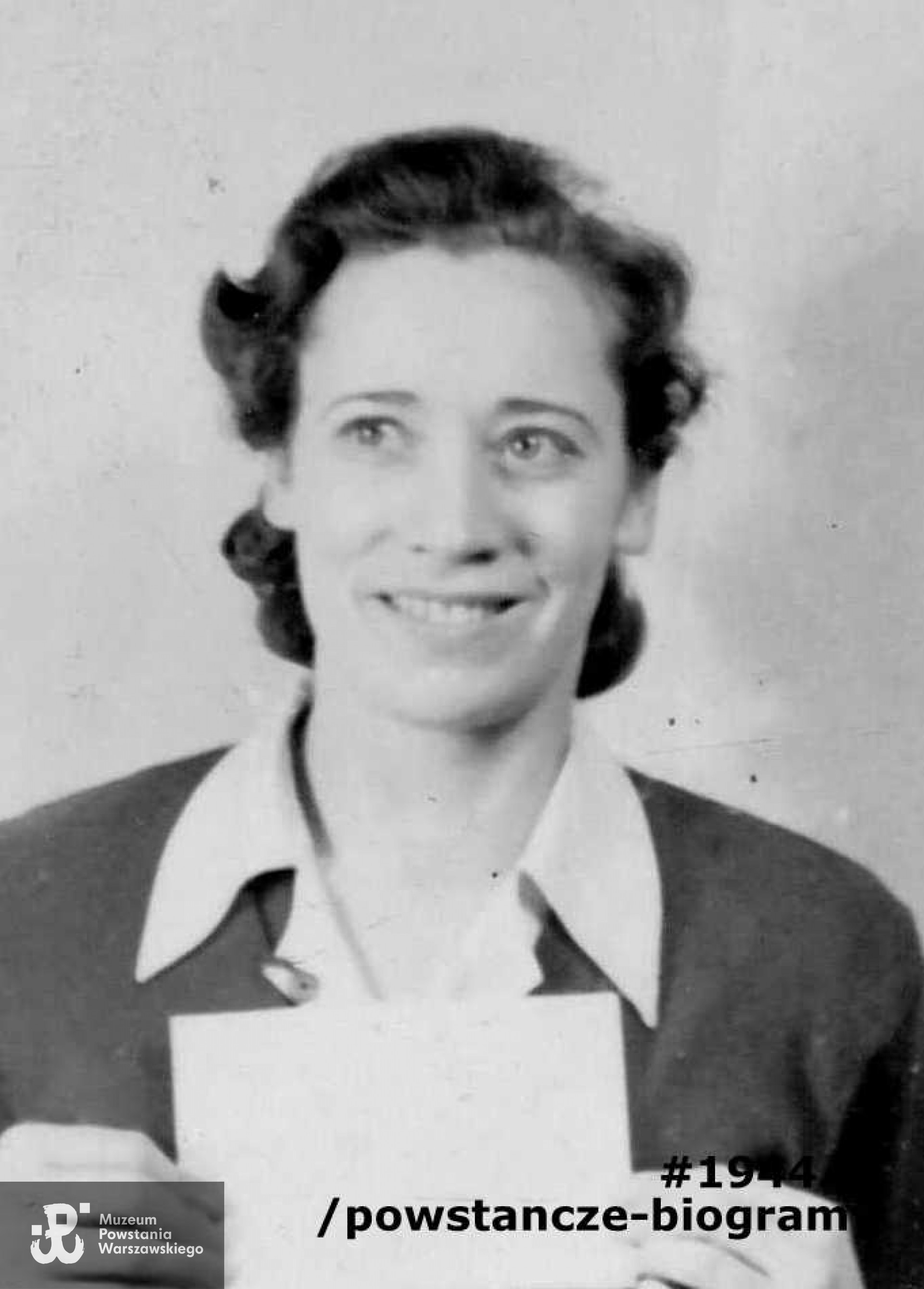 Helena Stawiarska "Lena" (1915-2003). Fot. ze zbiorów Muzeum Powstania Warszawskiego, sygn. P/8918/17, dar córki, p. Małgorzaty Margrie