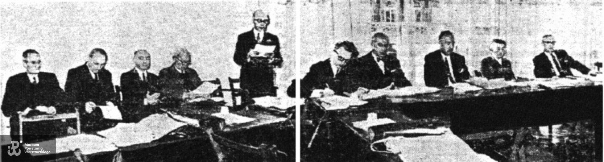 X Światowy Zjazd Delegatów Kola AK - sekretarzuje Krzysztof Głuchowski - Londyn listopad 1965 rok. Fot. z archiwum rodzinnego Krzysztofa Głuchowskiego.