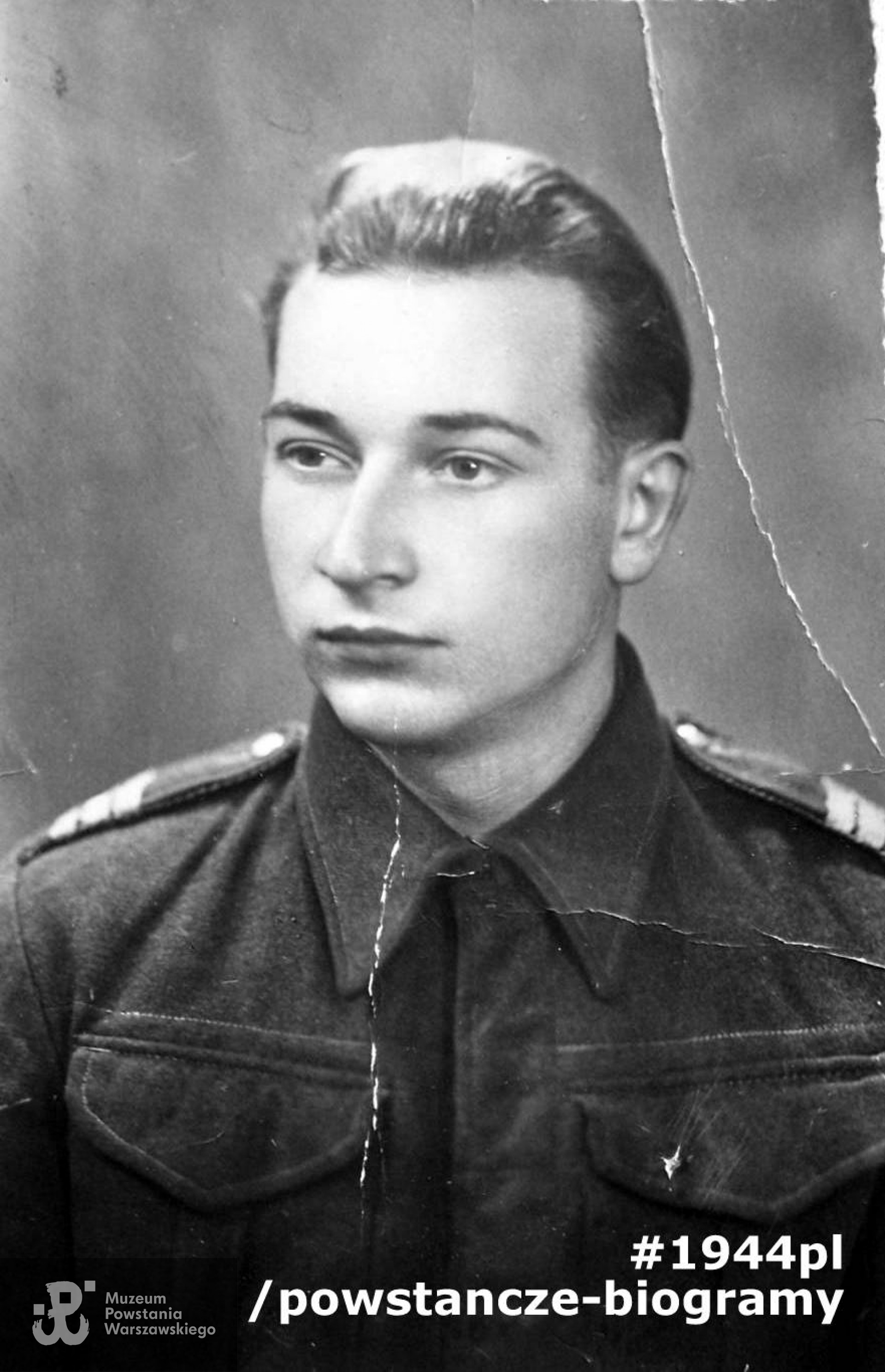 plut. pchor. Eugeniusz Radomski "Zając" (1919-2020). Fot. zbiory prywatne E. Radomskiego