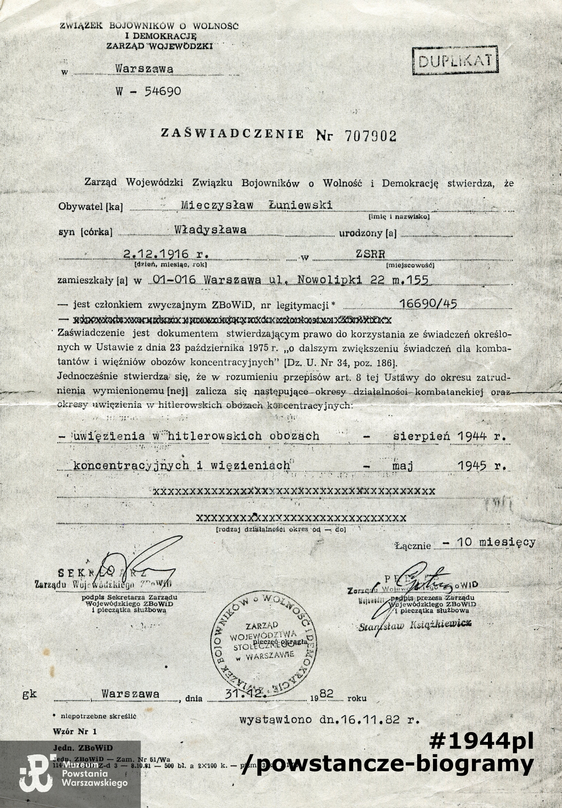 Ze zbiorów rodzinnych Joanny i Jerzego Mikuszewskich.