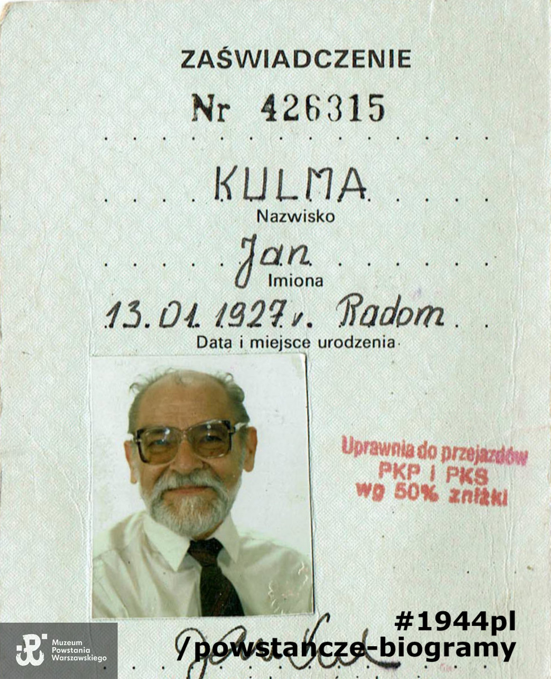 Skan: MPW-materiały do Słownika Uczestników PW -  Pokój Kombatanta