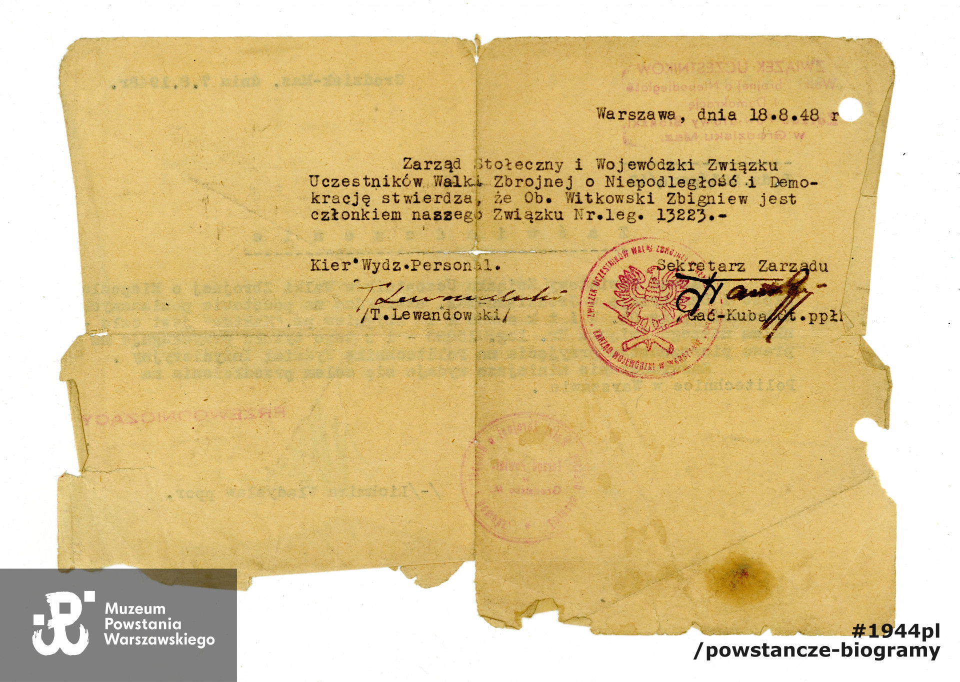 Ze zbiorów Muzeum Powstania Warszawskiego, sygn. P/9296/19