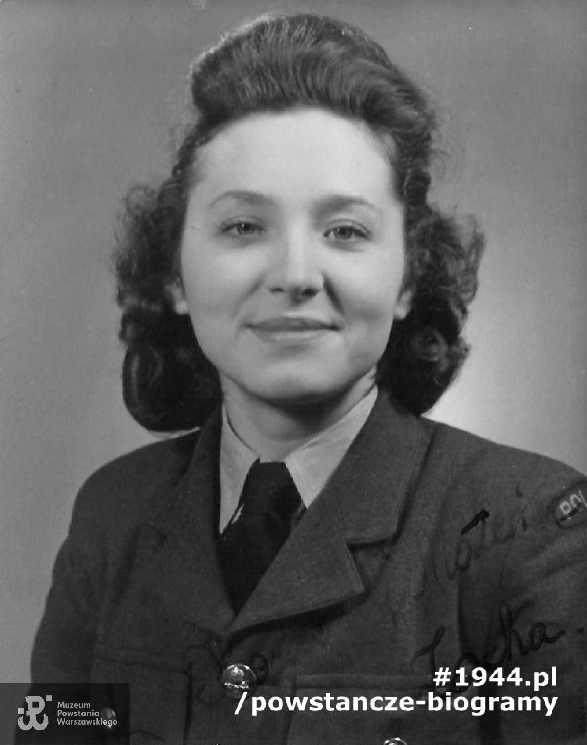 Po wyzwoleniu, w mundurze PSZ. Fot. z archiwum prywatnego p. Zofii Bernhardt z domu Aksenow 