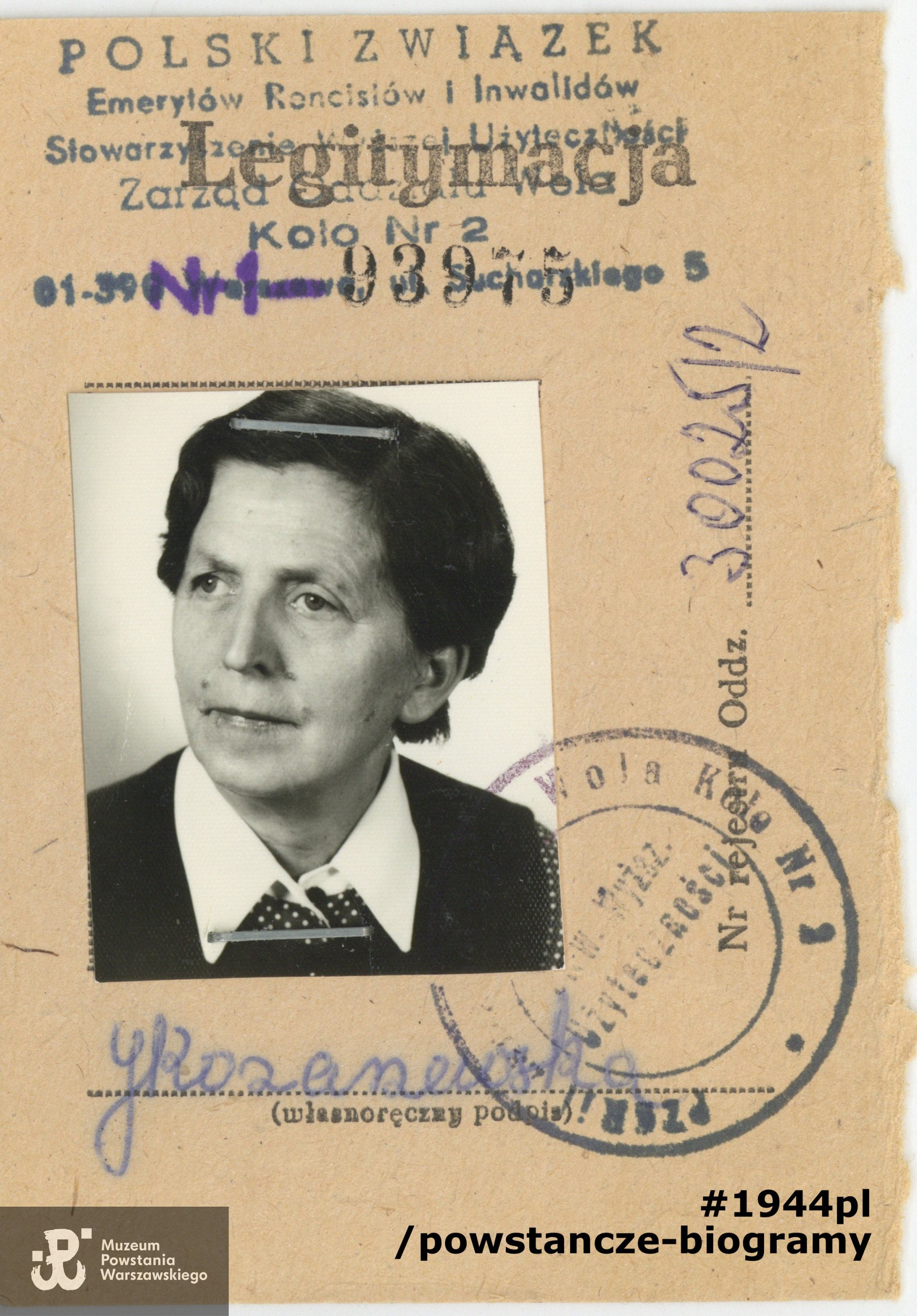 Fot. ze zbiorów rodzinnych p. Barbary Bartosiewicz z d. Kozarzewskiej, skan wykonany w Muzeum Powstania Warszawskiego.